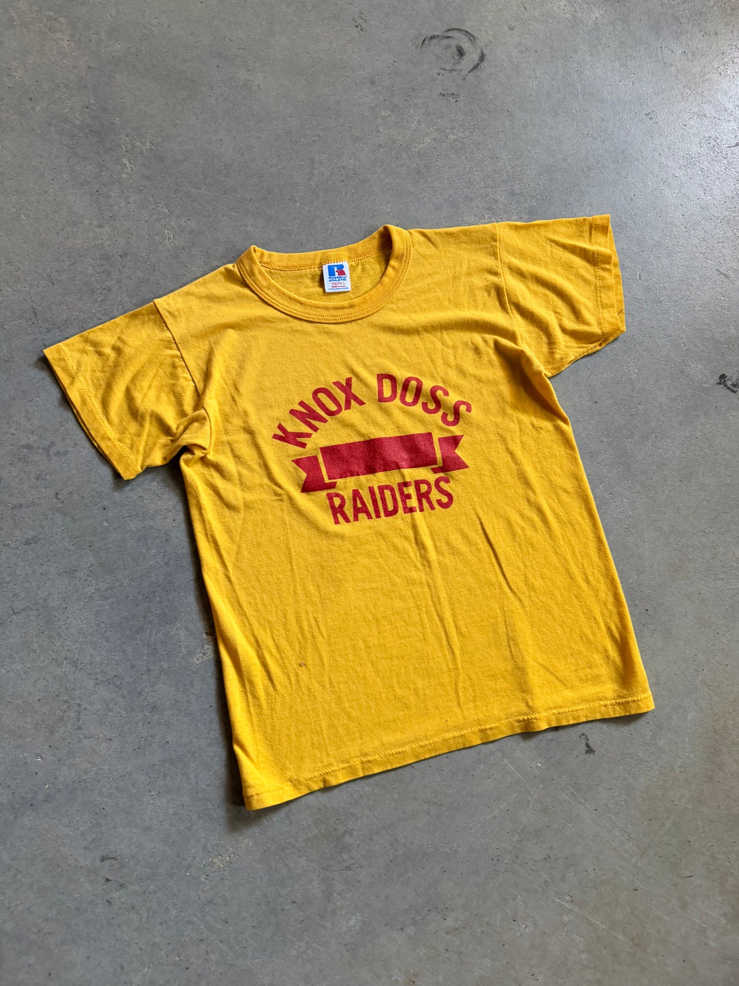 Vtg Knox Raiders Tee Sz S