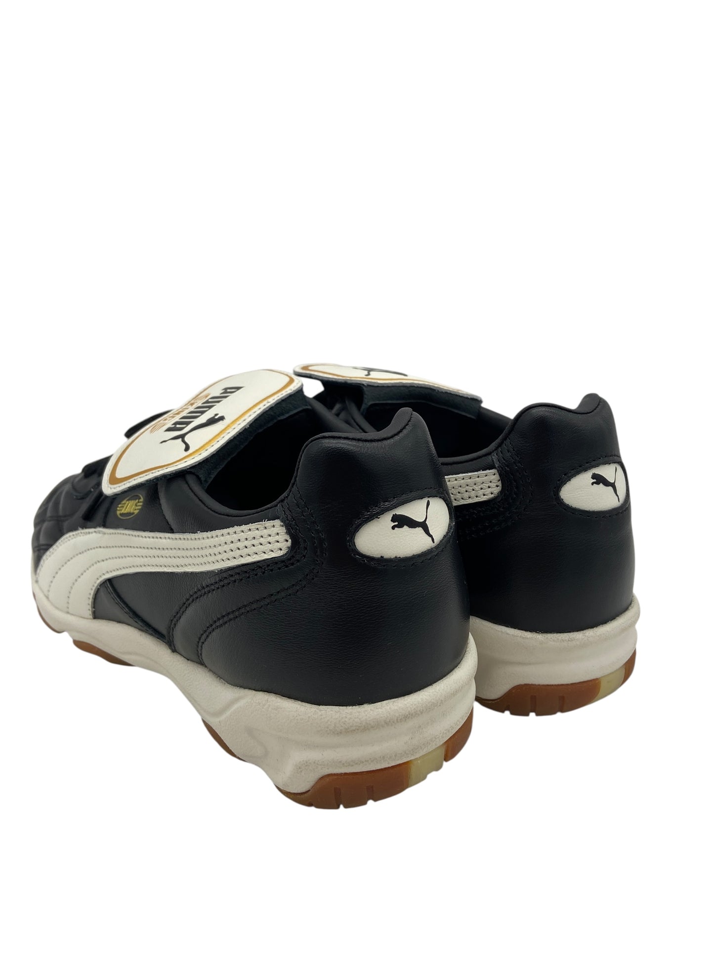 Preowned Puma King Indoor "Black-Warm White" Sz 10.5" 401683-01