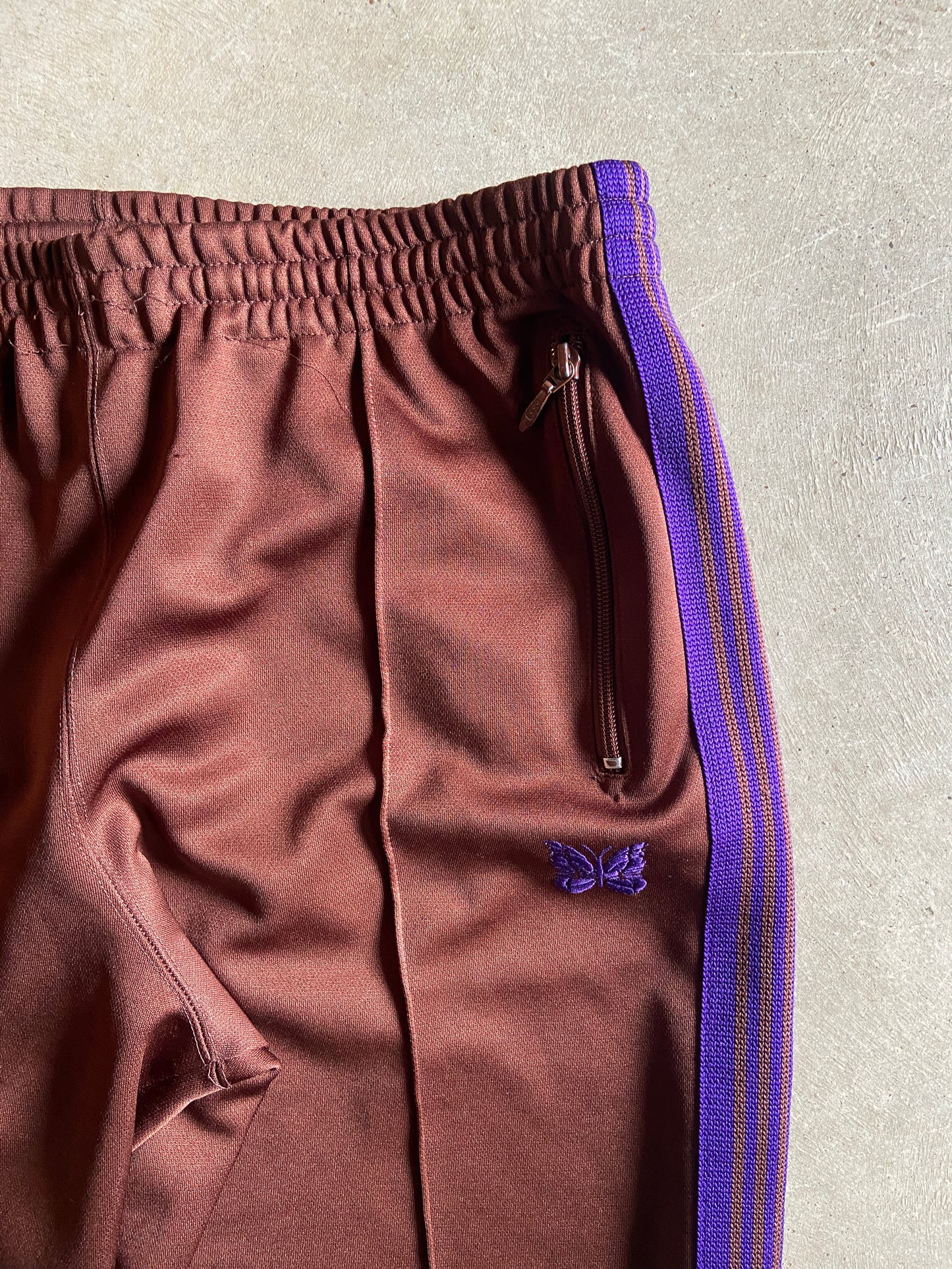 Needles Brown & Purple Track Pants Sz L