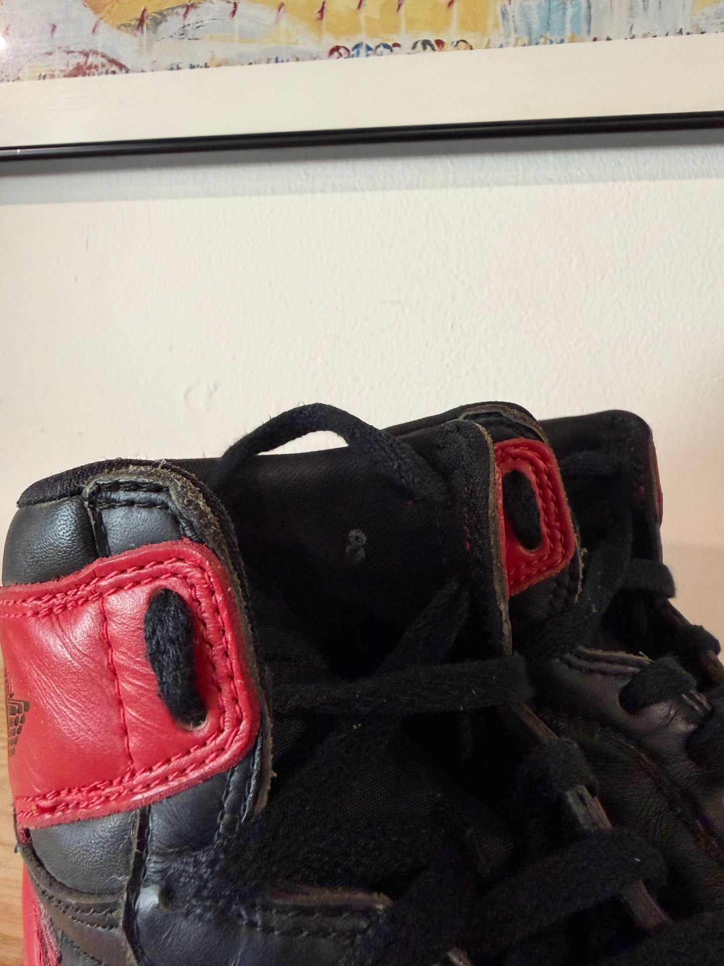 Preowned 1994 Air Jordan 1 "Bred" Sz 8M/9.5W