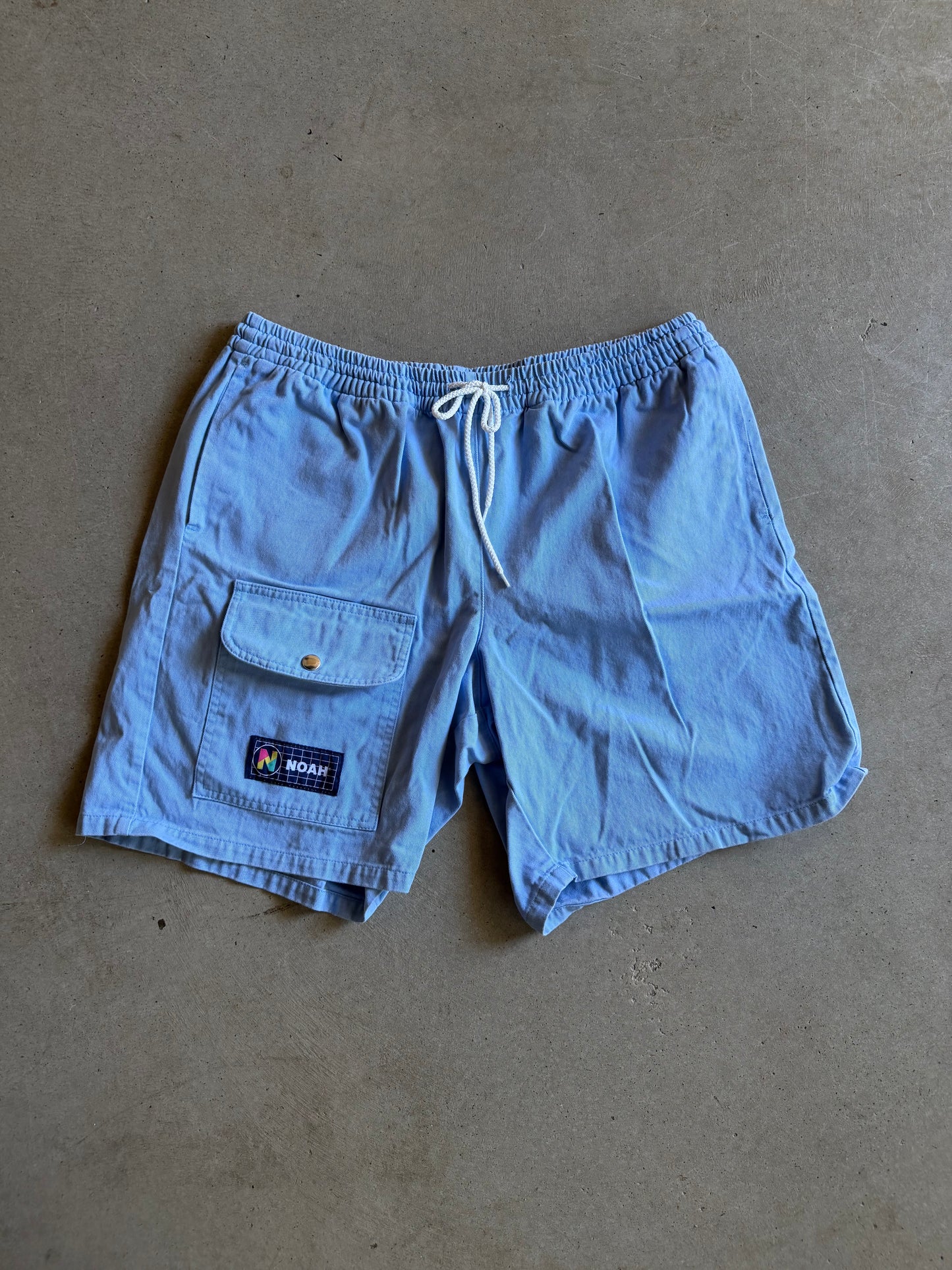 Noah NYC Baby Blue Cargo Shorts Sz XL