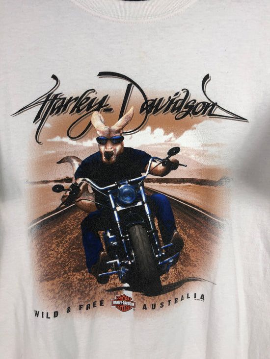 VTG Harley Davidson Australia Kangaroo Tee Sz L
