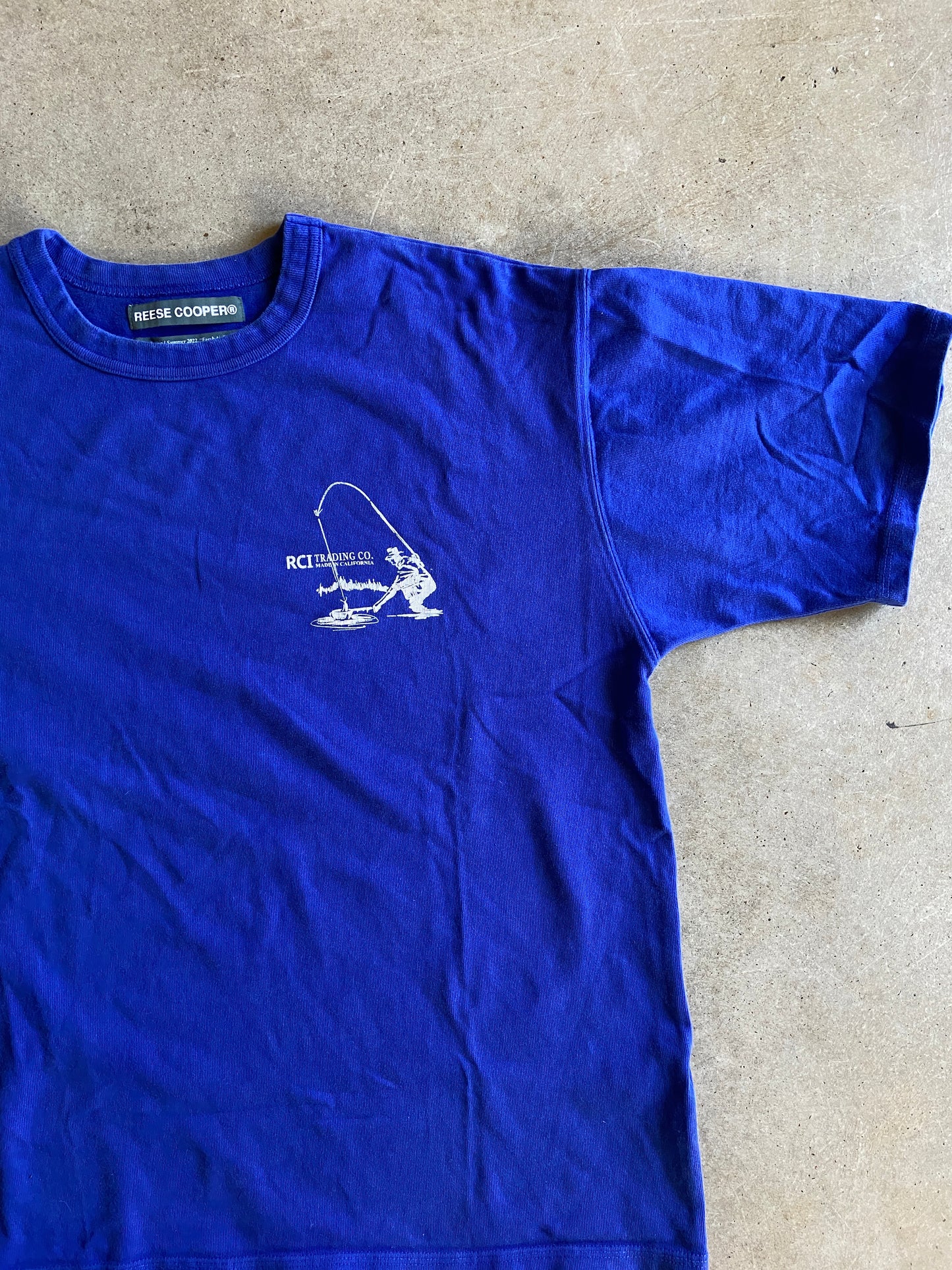 Reese Cooper RCI Trading Co Blue Tee Sz XL