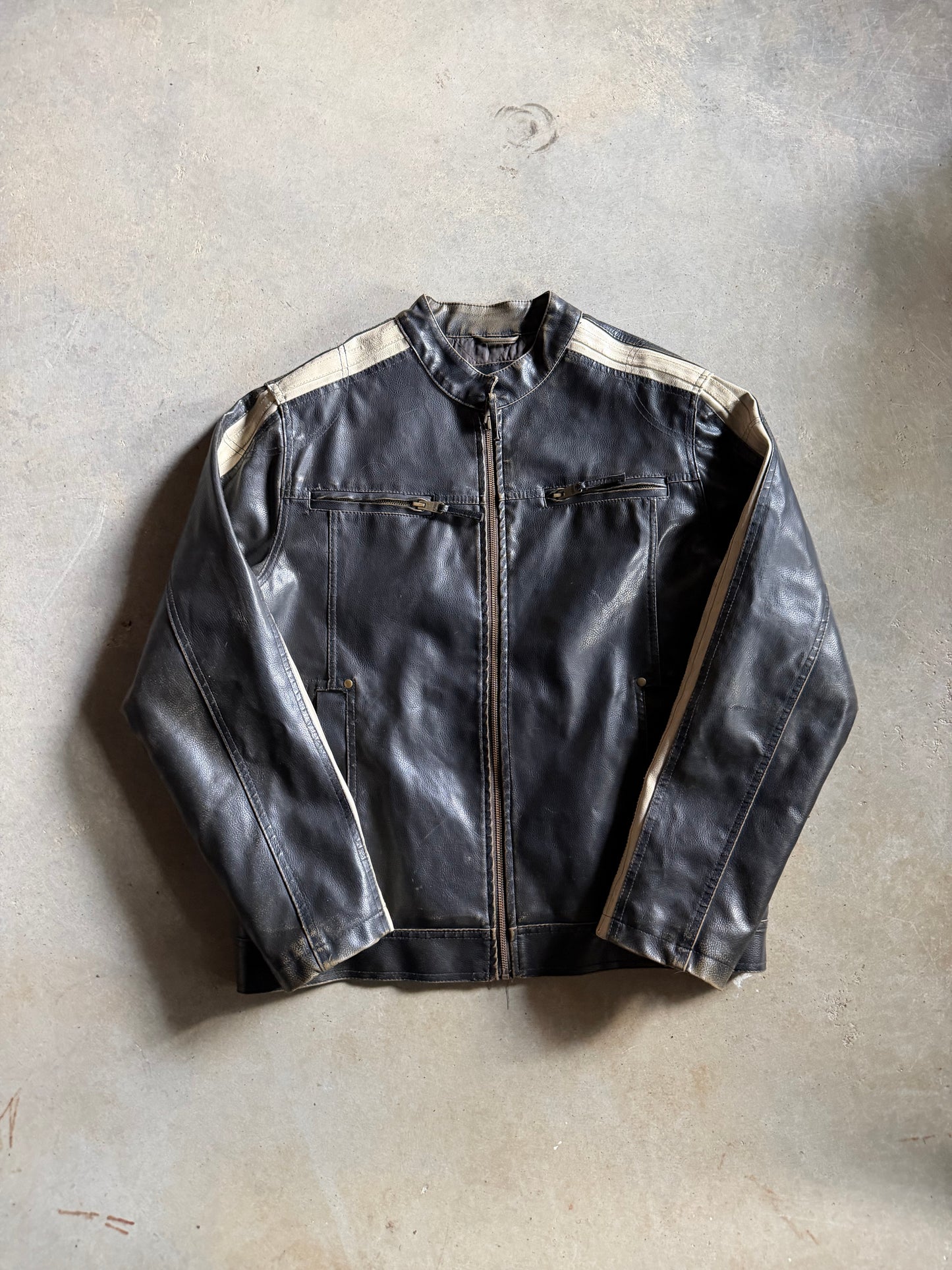 Arizona Jean Co Leather Jacket Sz M