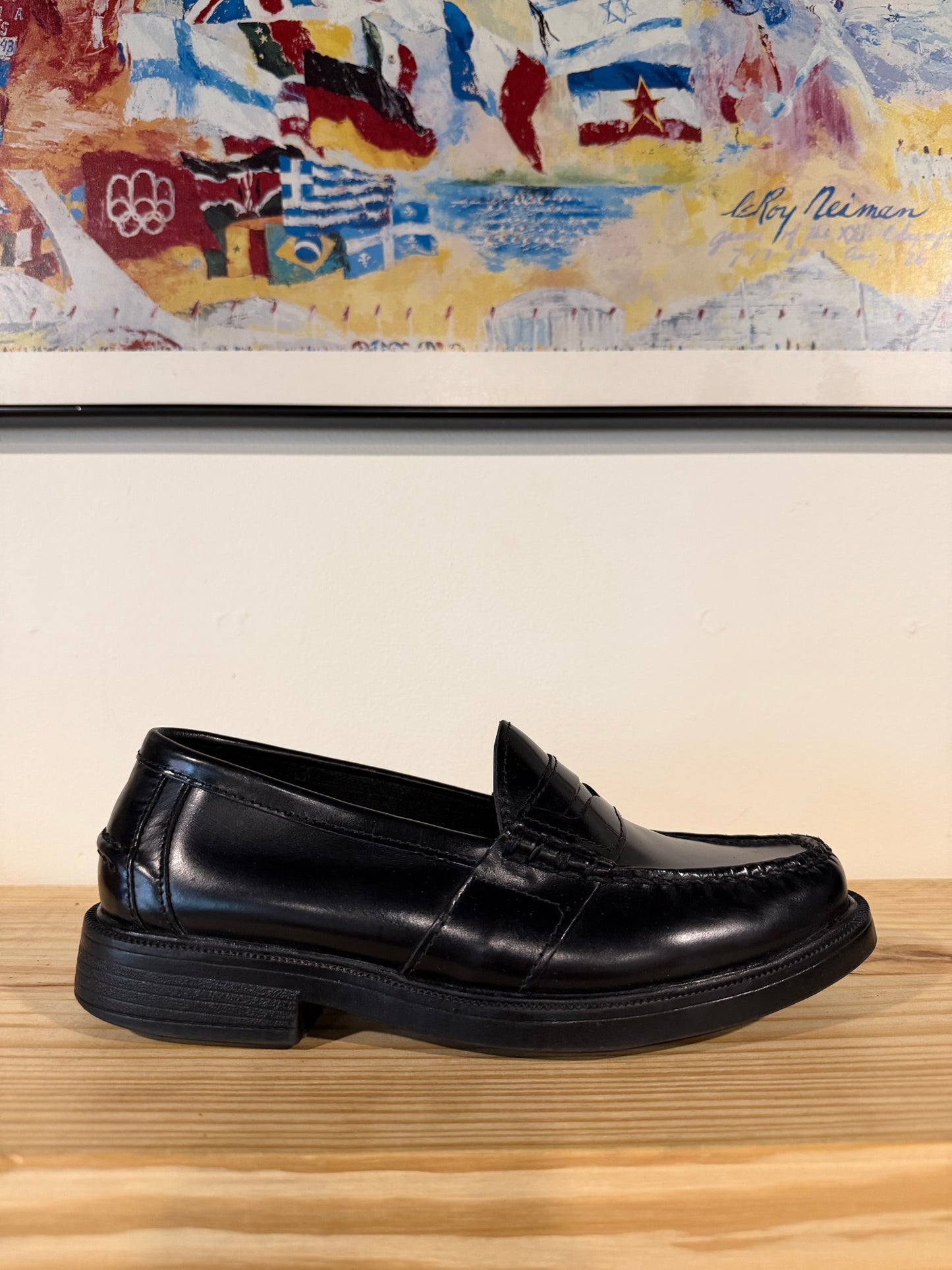 Nunn Bush Black Loafers Sz 7M/8.5W