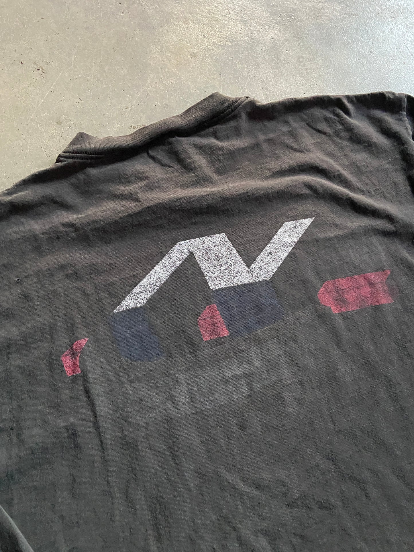 VTG Nautica Competition LS Faded Tee Sz XL