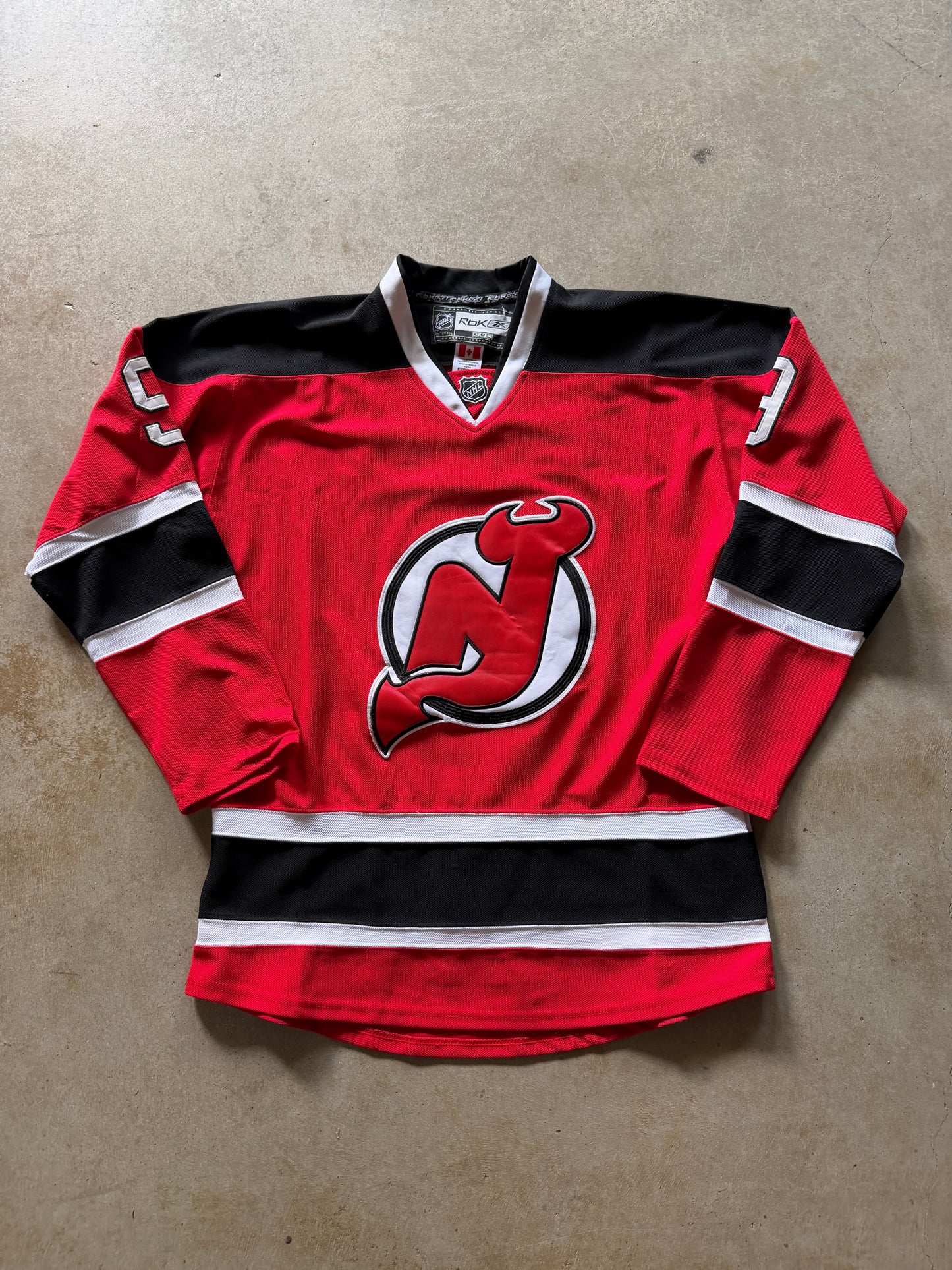 New Jersey Devils Zach Parise Authentic Reebok Hockey Jersey Sz 52