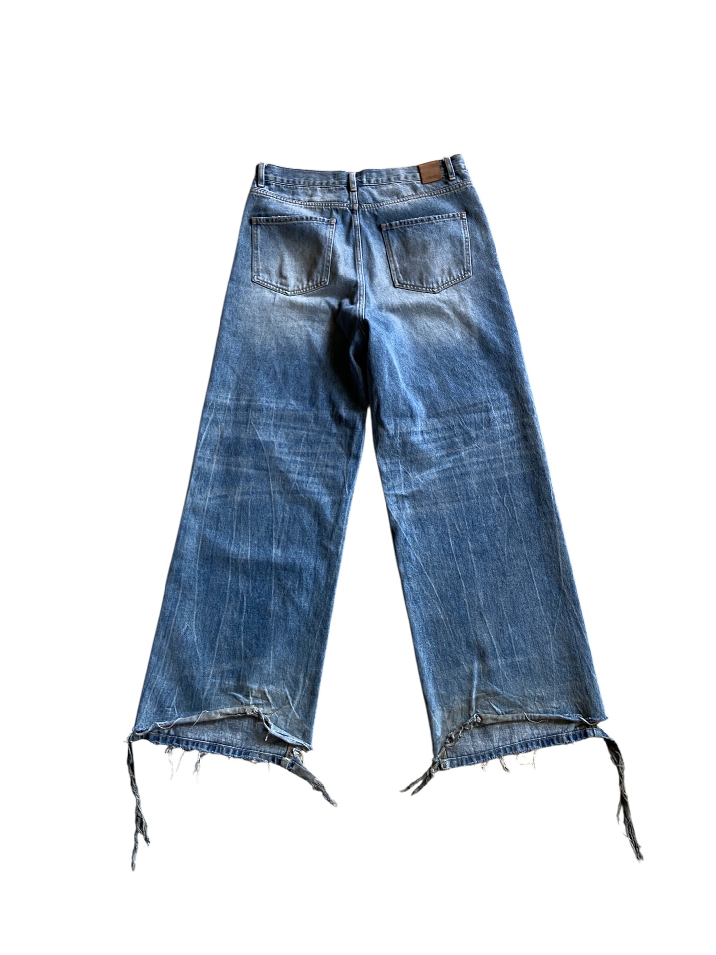 Found Medium Wash Denim Baggy Jeans Sz 34x30