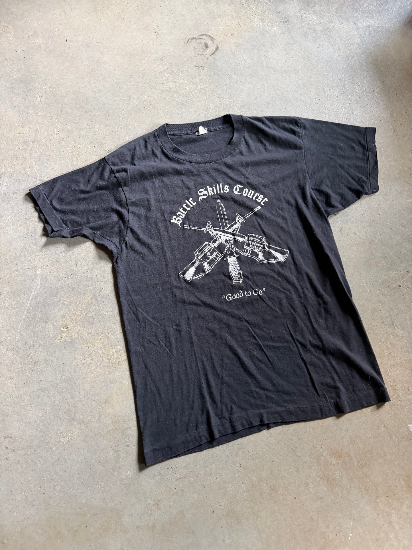 VTG Battle Skills Course Good To Go Guns Tee SZ M/L