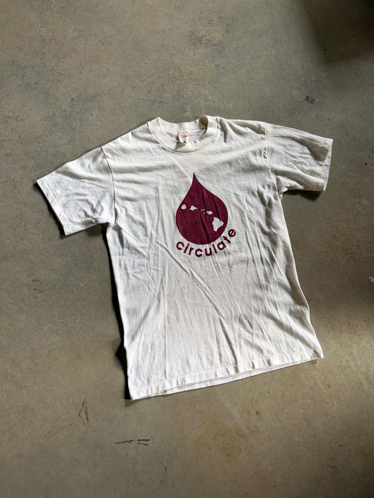 VTG Hawaii Circulate Blood Bank Tee Sz S