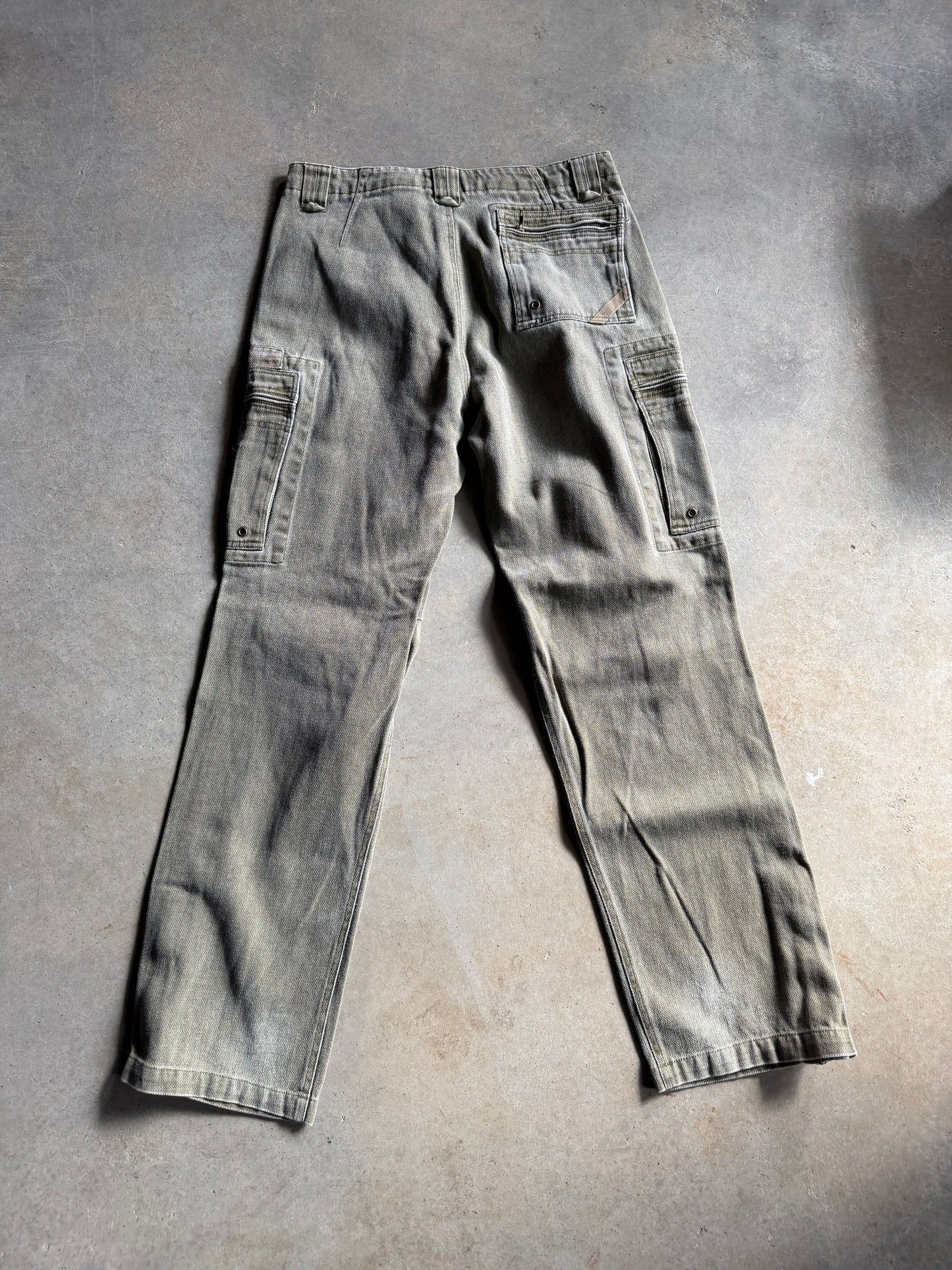 VTG Oakley Tactical Field Gear Zip Flare Pants Sz 34x33