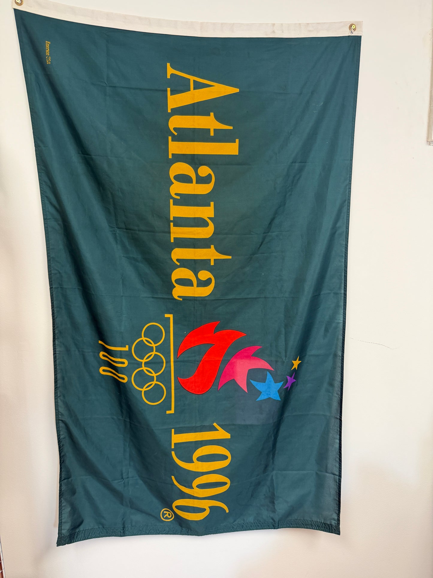 1996 Atlanta Olympics Promotional 3ft x 5Ft Flag