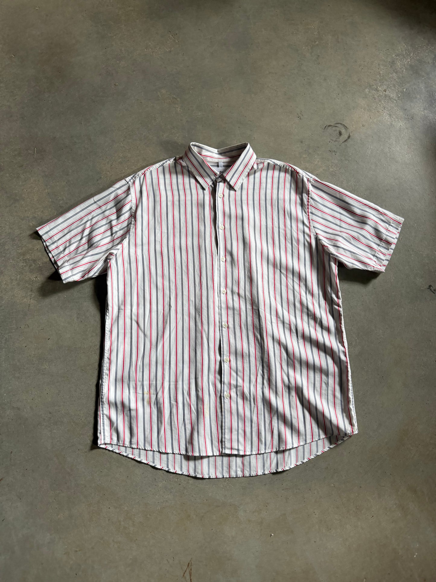 Soulland Stripe Button Up Shirt Sz M/L