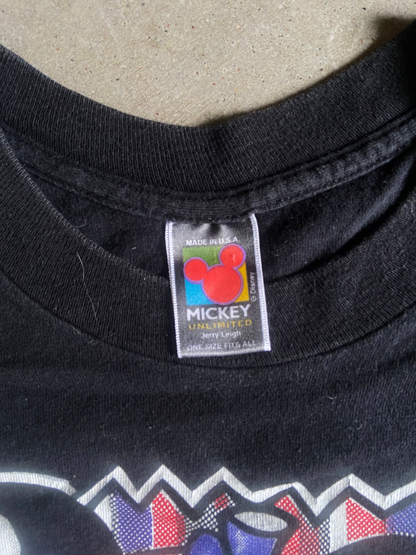 VTG Mickey Mouse Green Shirt Sz L/XL