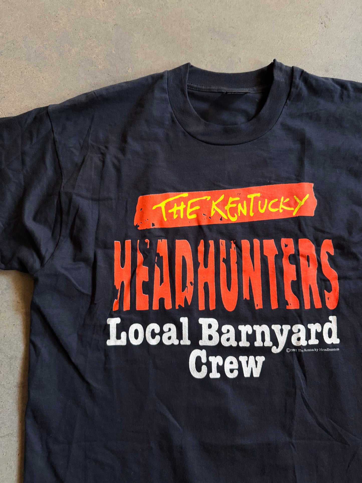 VTG The Kentucky Headhunters Electric Barnyard Tour Crew Tee Sz XL