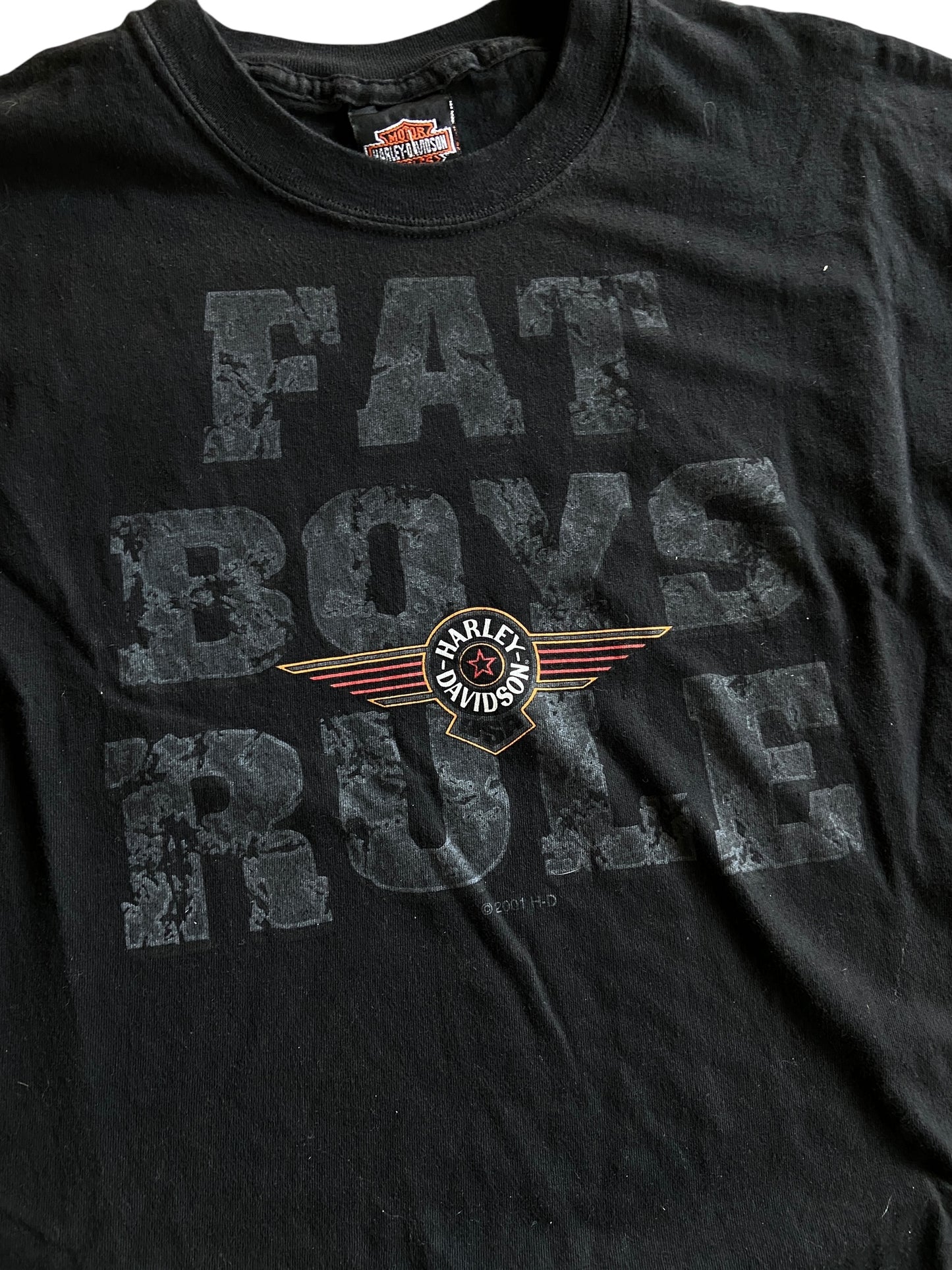 VTG Harley Davidson Fat Boys Rule Tee Sz XL