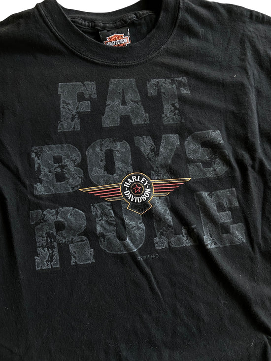 VTG Harley Davidson Fat Boys Rule Tee Sz XL