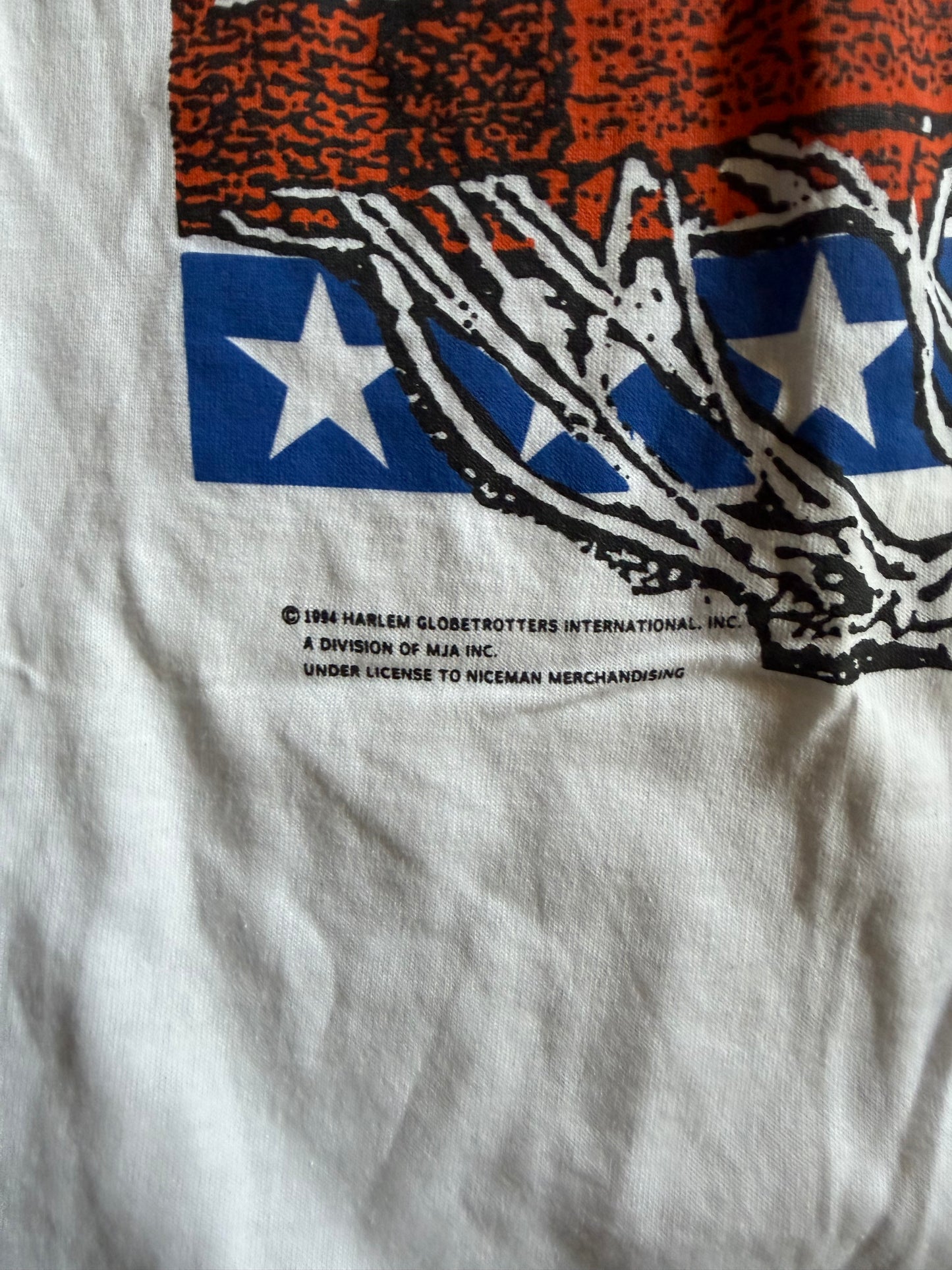 VTG Harlem Globetrotters 1994 Tee Sz L