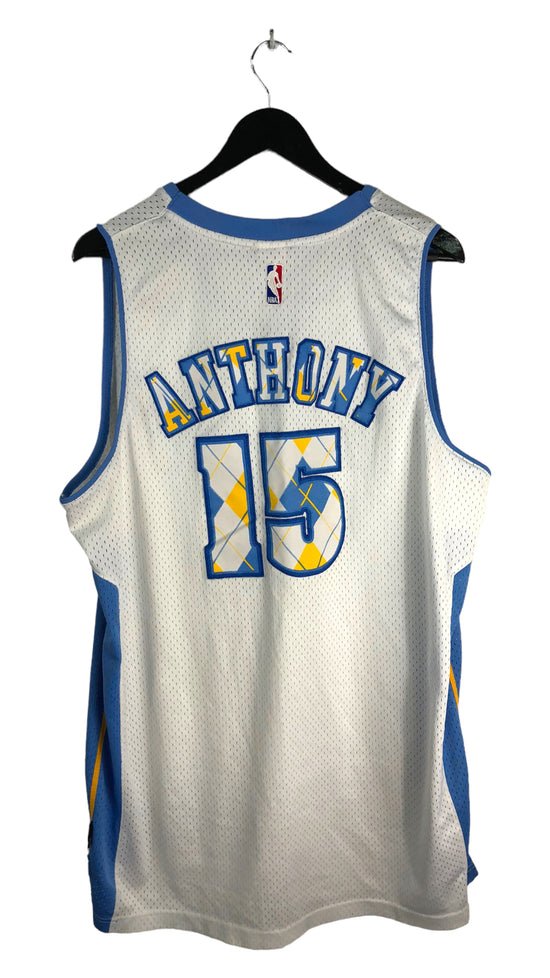 Load image into Gallery viewer, Y2k Reebok Carmelo Anthony Nuggets Jersey &amp;quot;Plaid&amp;quot; Sz XXL
