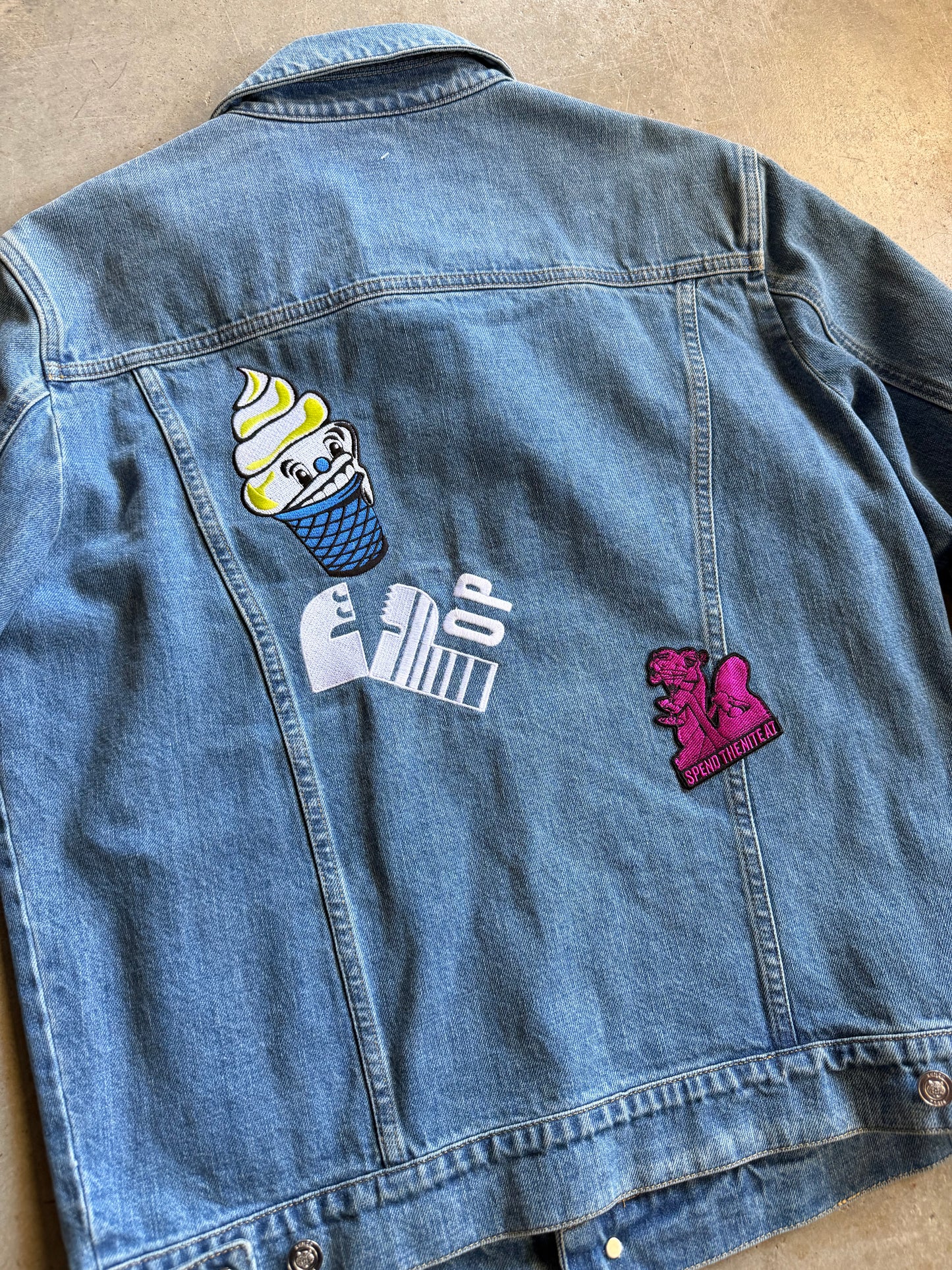 Kenzo Patch Denim Jacket Sz M