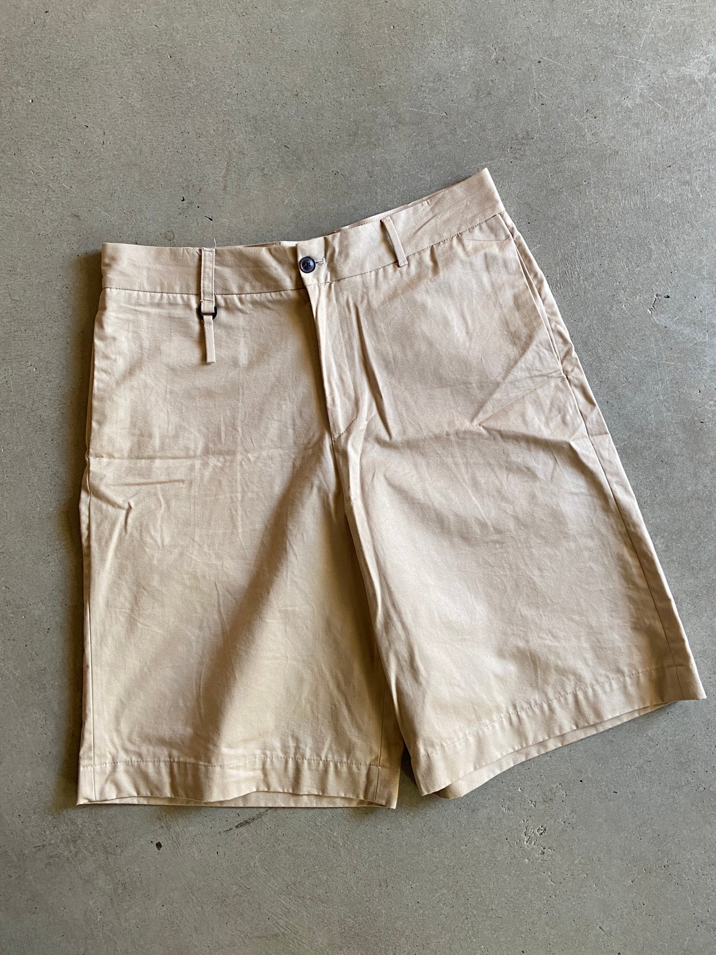 Preowned Zara Khaki Shorts Sz 34