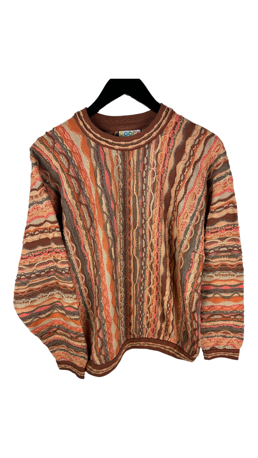 Load image into Gallery viewer, VTG Coogi Red Canyon 3D Embroidery Sweater Sz Med
