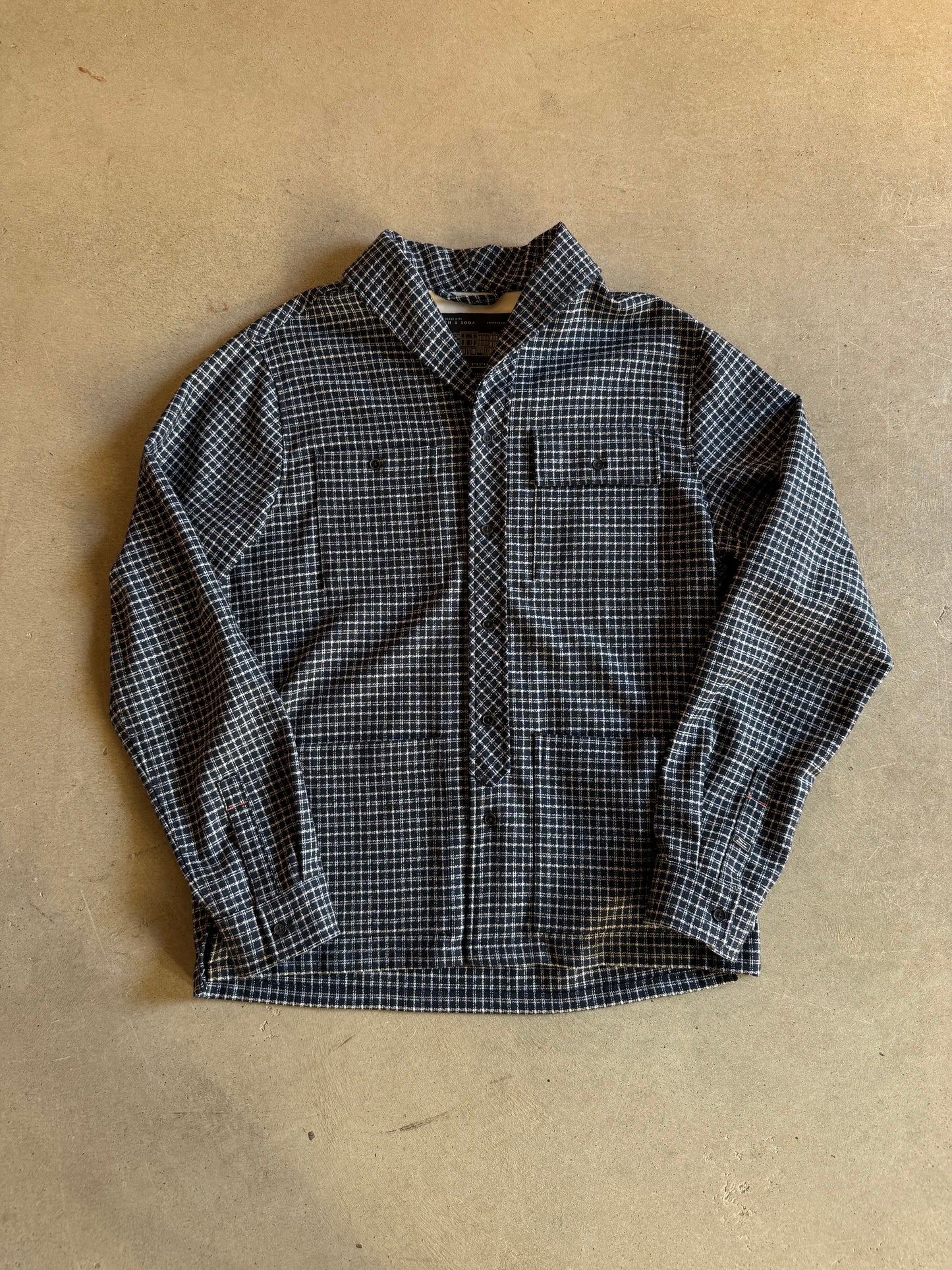 Scotch & Soda AMS Blazer Blue Stripe Jacket Sz L