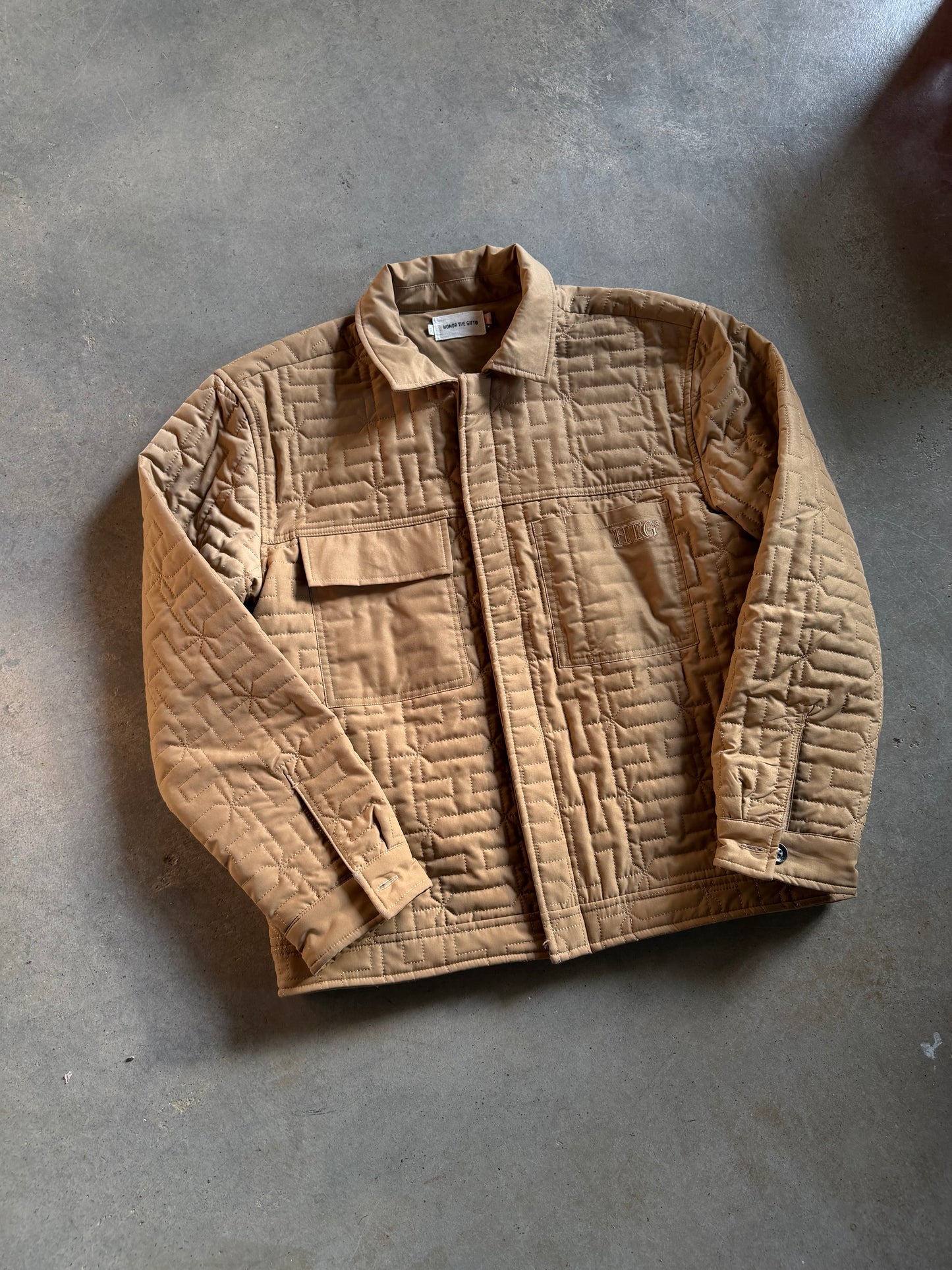 Honor The Gift Khaki Jacket Sz S