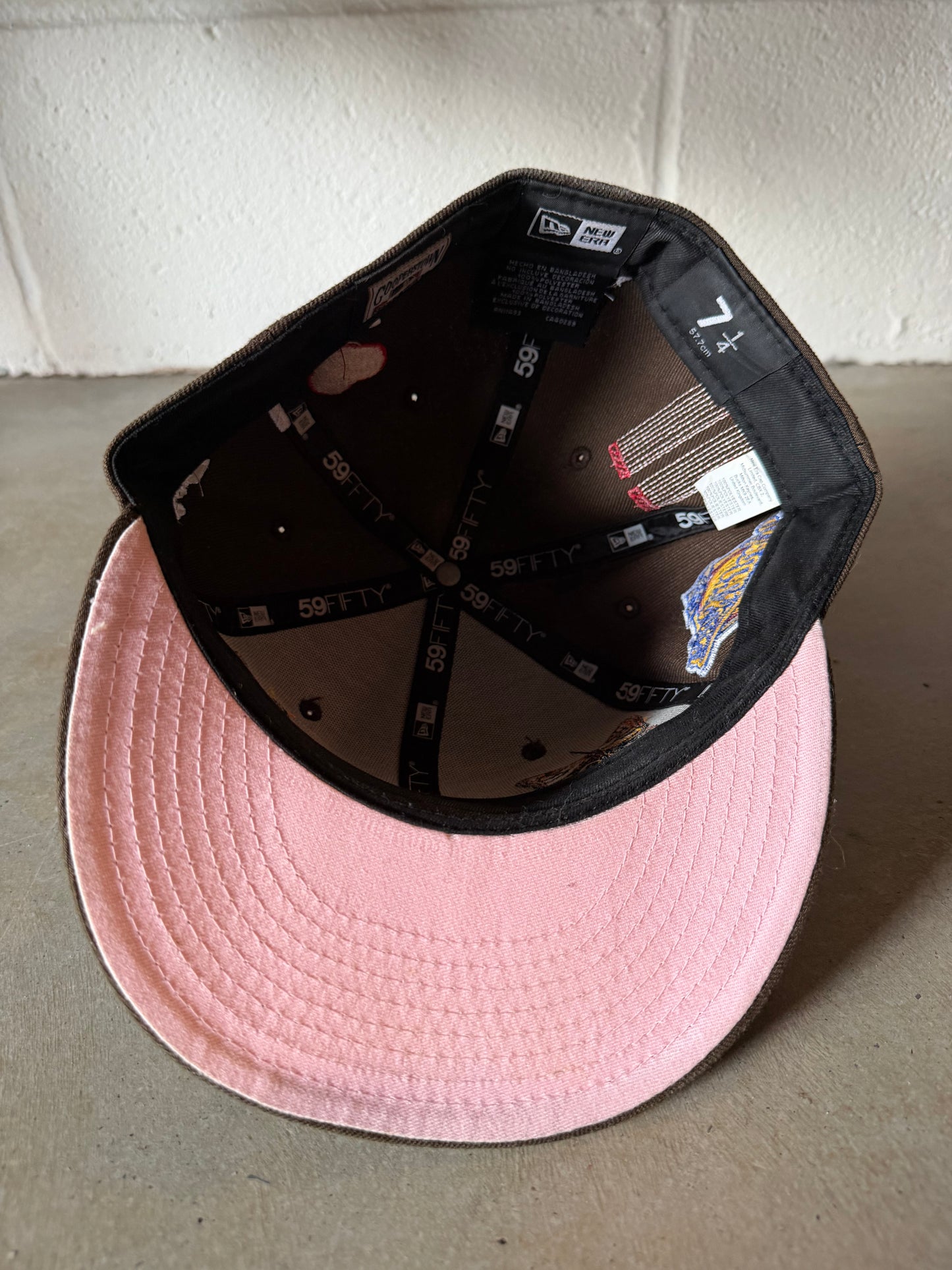 Lord Fubu New York Yankees 5950s EWDIL Fitted Hat Sz 7 1/4