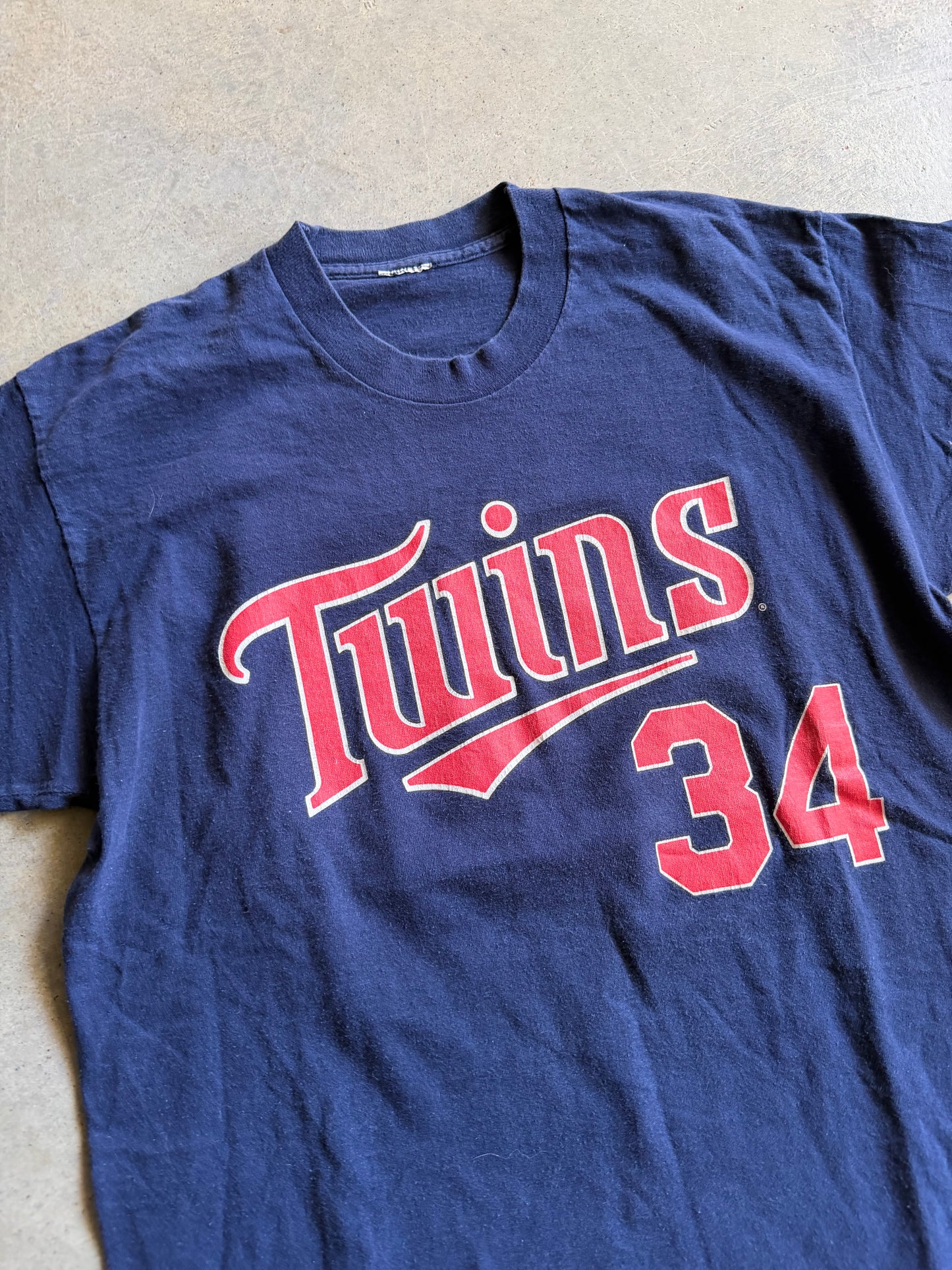 VTG Minnesota Twins Kirby Puckett Tee Sz L