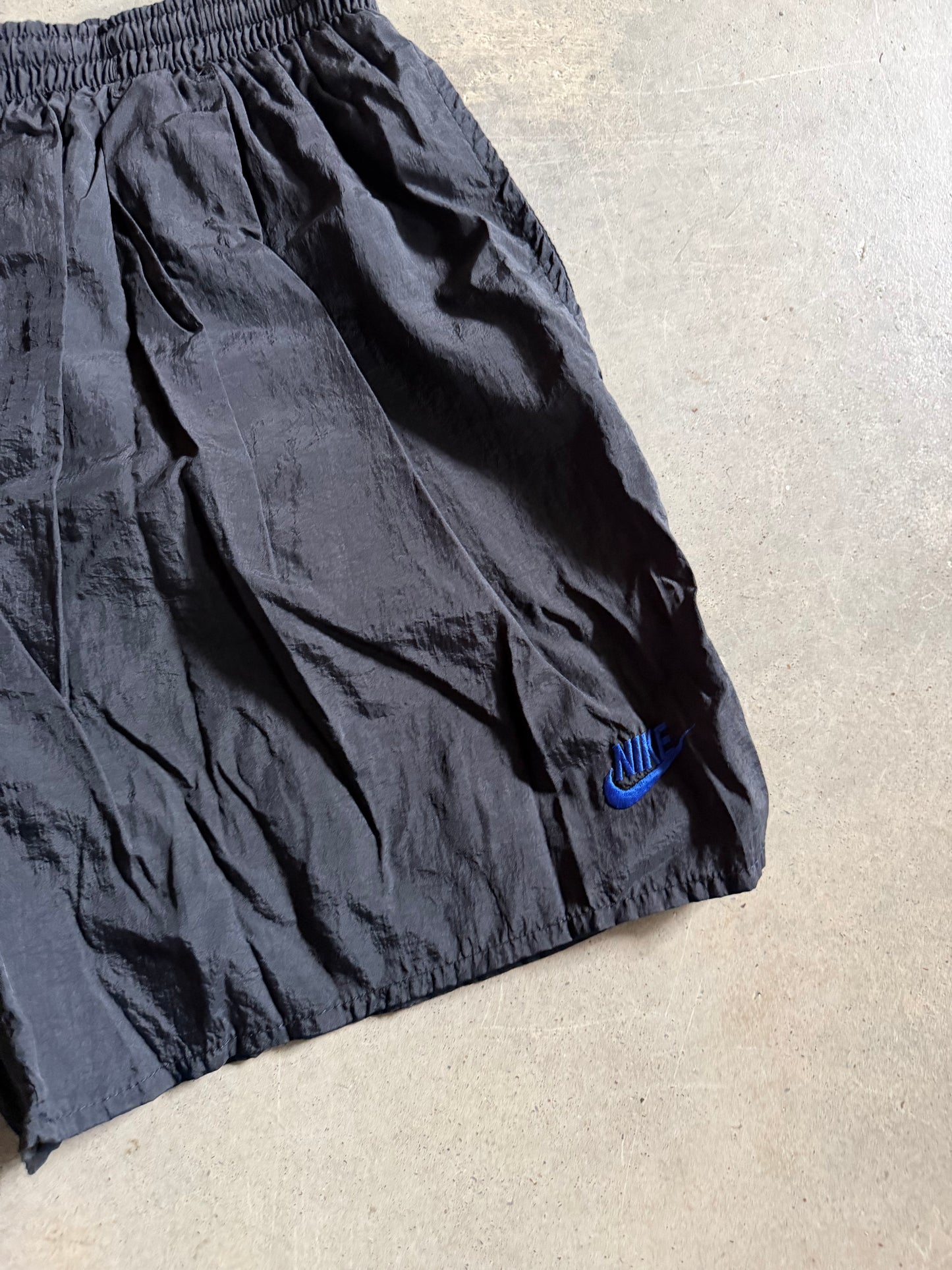 VTG Nike Black/Blue Shorts Sz L