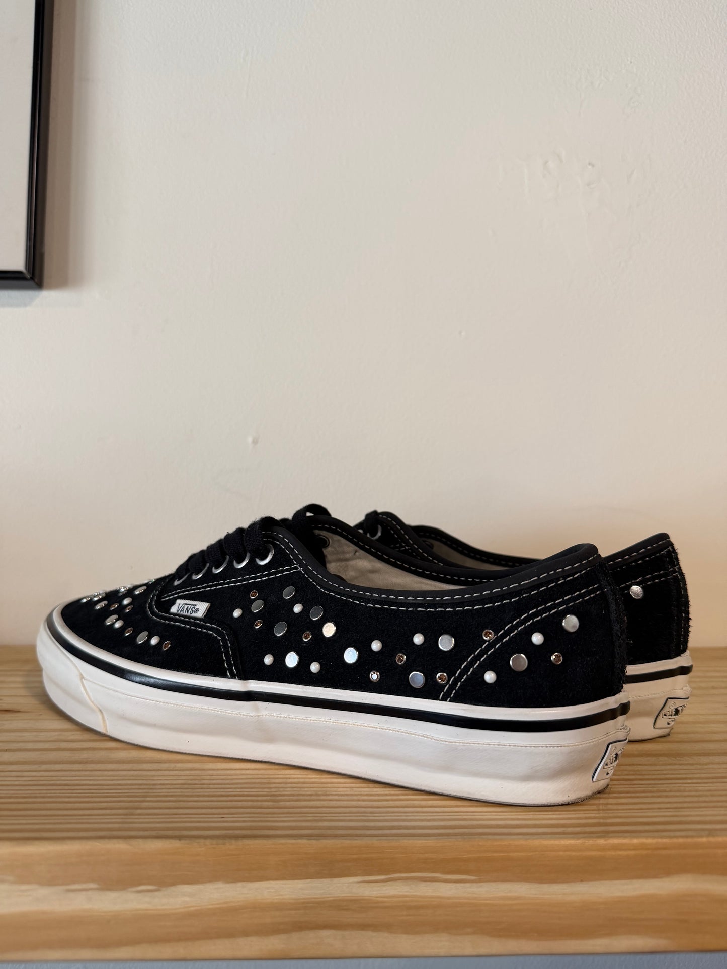 Preowned Vans Nocturnal Crystal Shoes Size 10.5M/12W