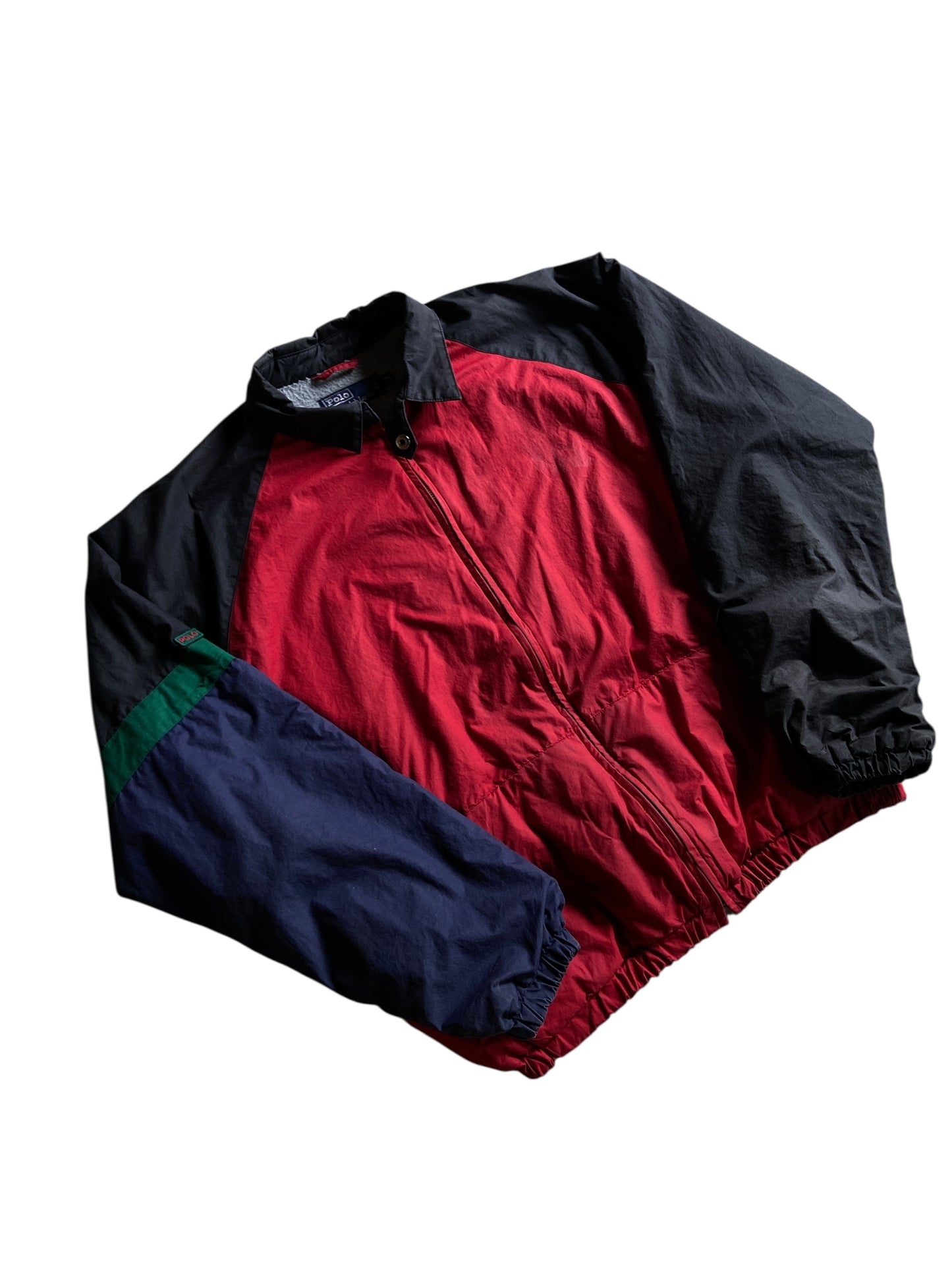 VTG Polo Colorblock Insulated Jacket Sz Med