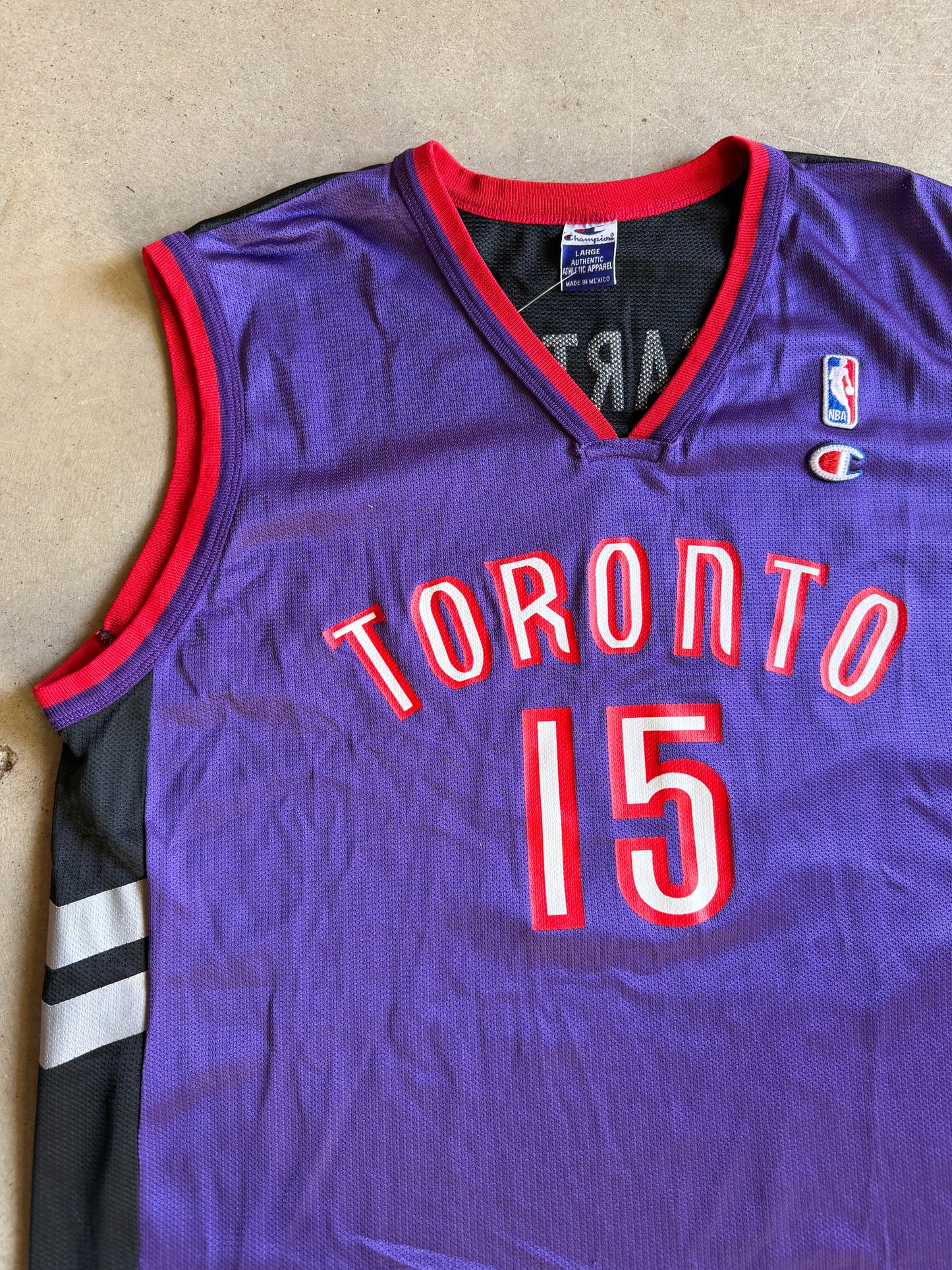 VTG Toronto Raptors Vince Carter Champion Jersey Sz 44