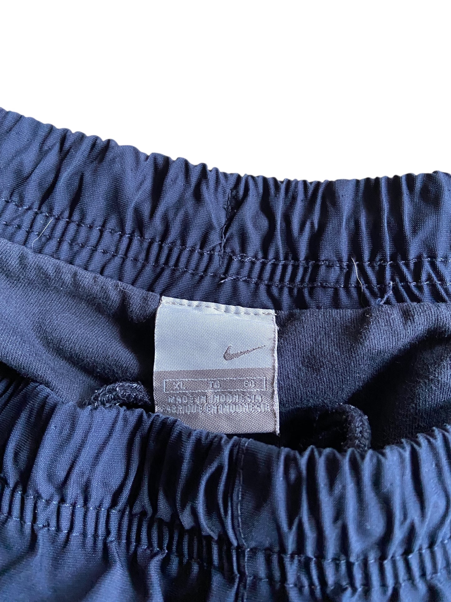 Y2K Nike Navy Blue Track Pants Sz XL