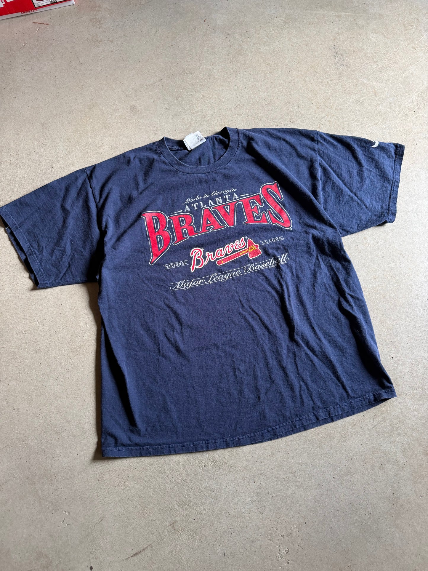VTG Atlanta Braves Lee Sport Tee Sz 2XL