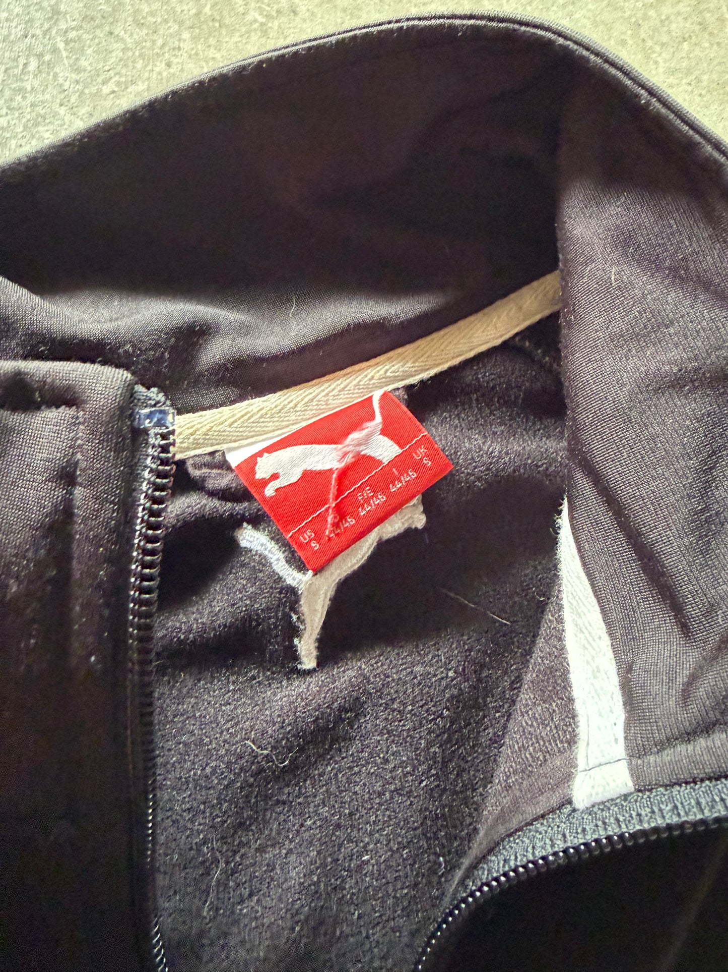 Black Puma Zip Up Jacket Sz S