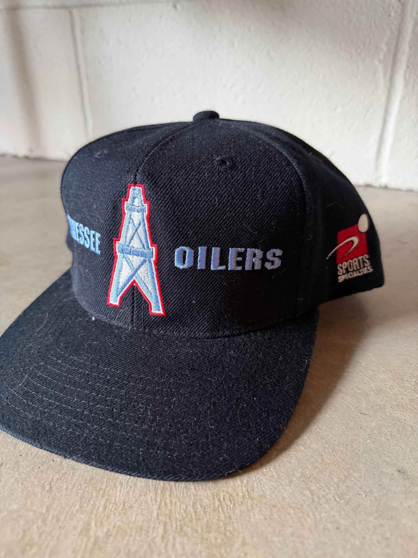 VTG Tennessee Oilers Sports Specialties Plain Logo Hat