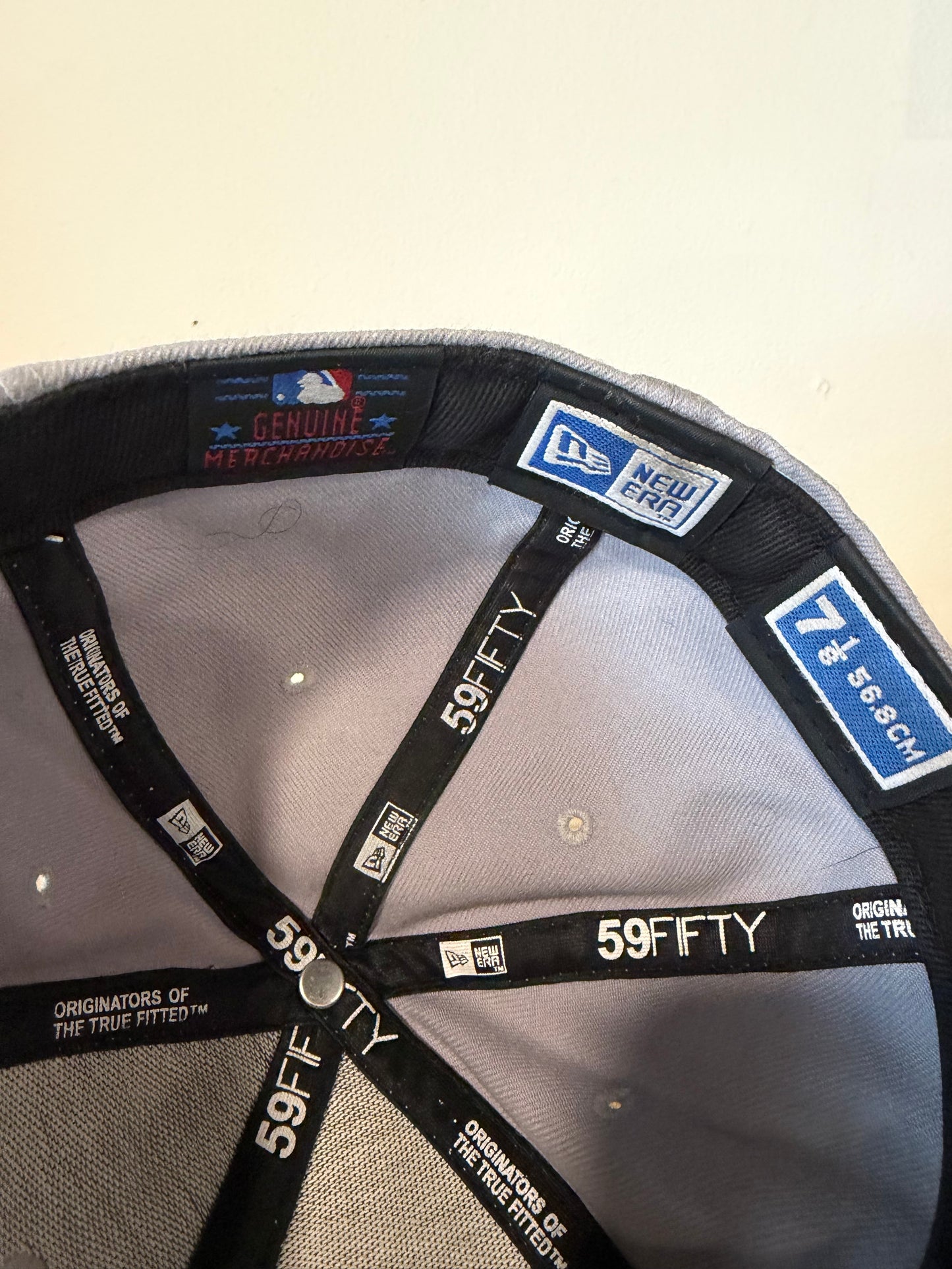 Chicago Cubs New Era Fitted Hat Sz 7 1/8