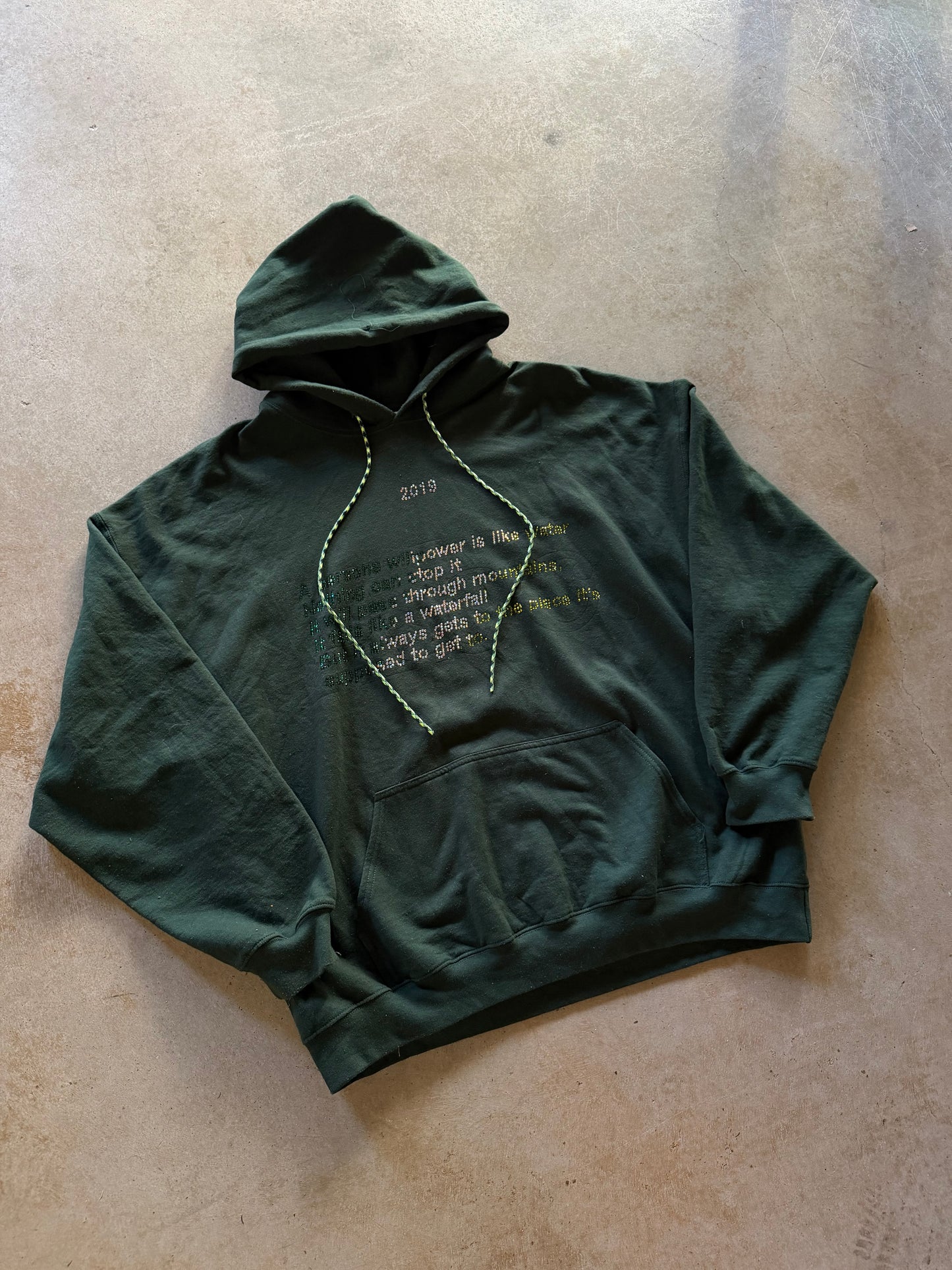 Advisory Board Crystals 2019 Waterfall Hoodie Sz XXL
