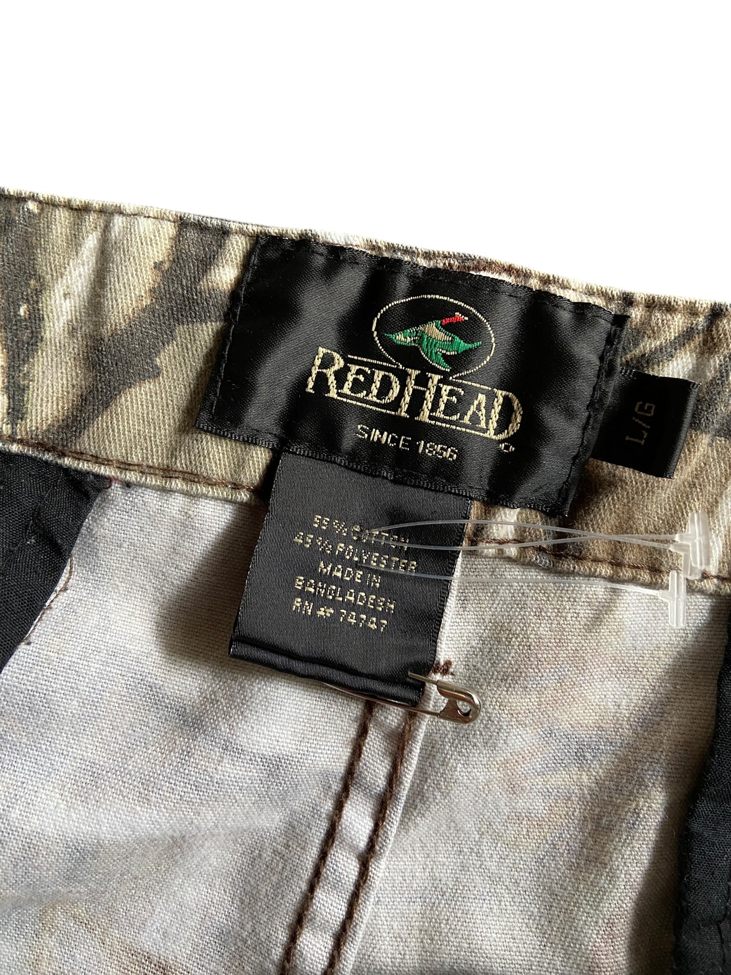 Red Head Woodland Camo Cargo Pants Sz 38x31
