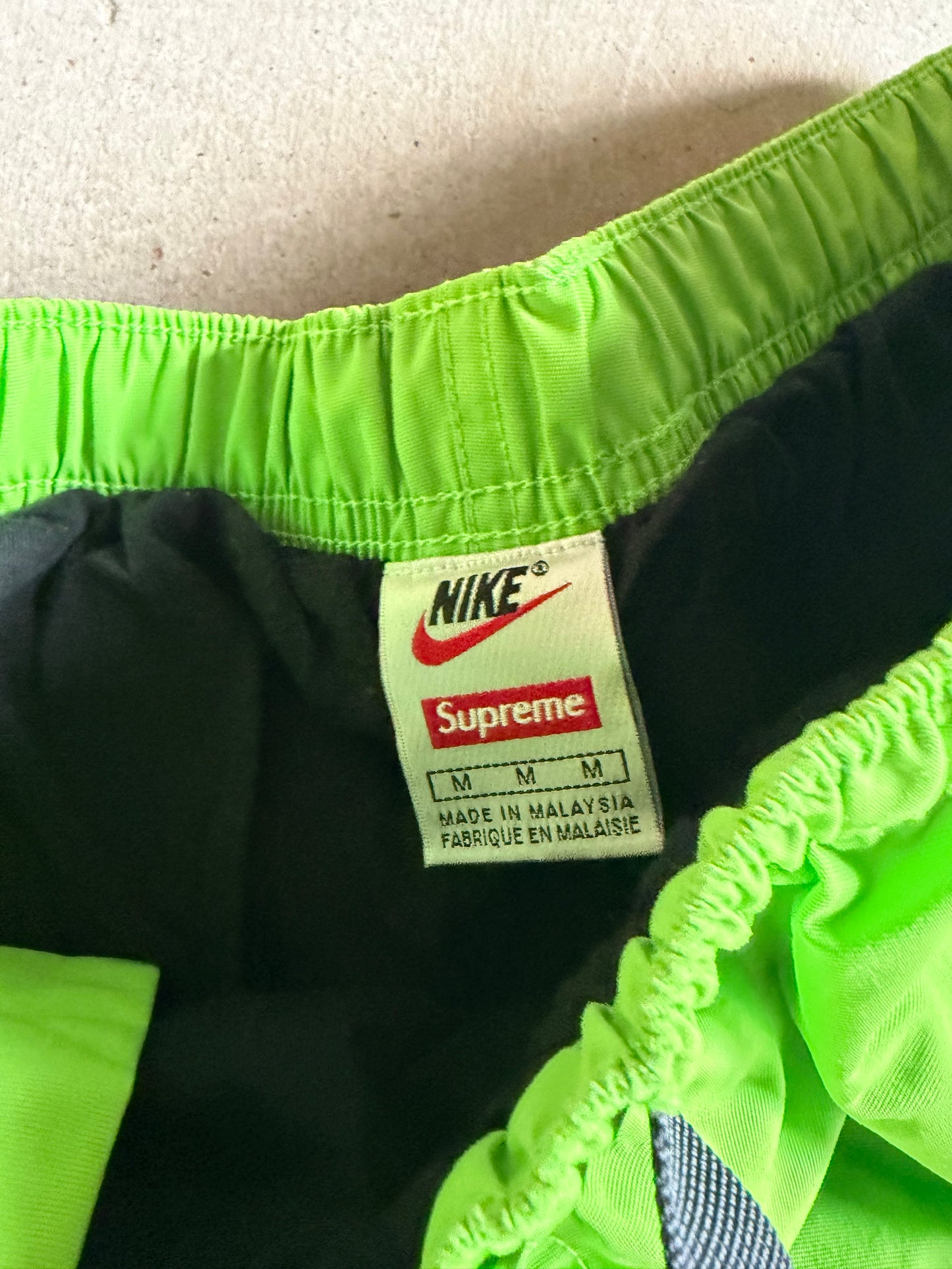 Supreme x Nike Neon Green Insulated Pants Sz Medium