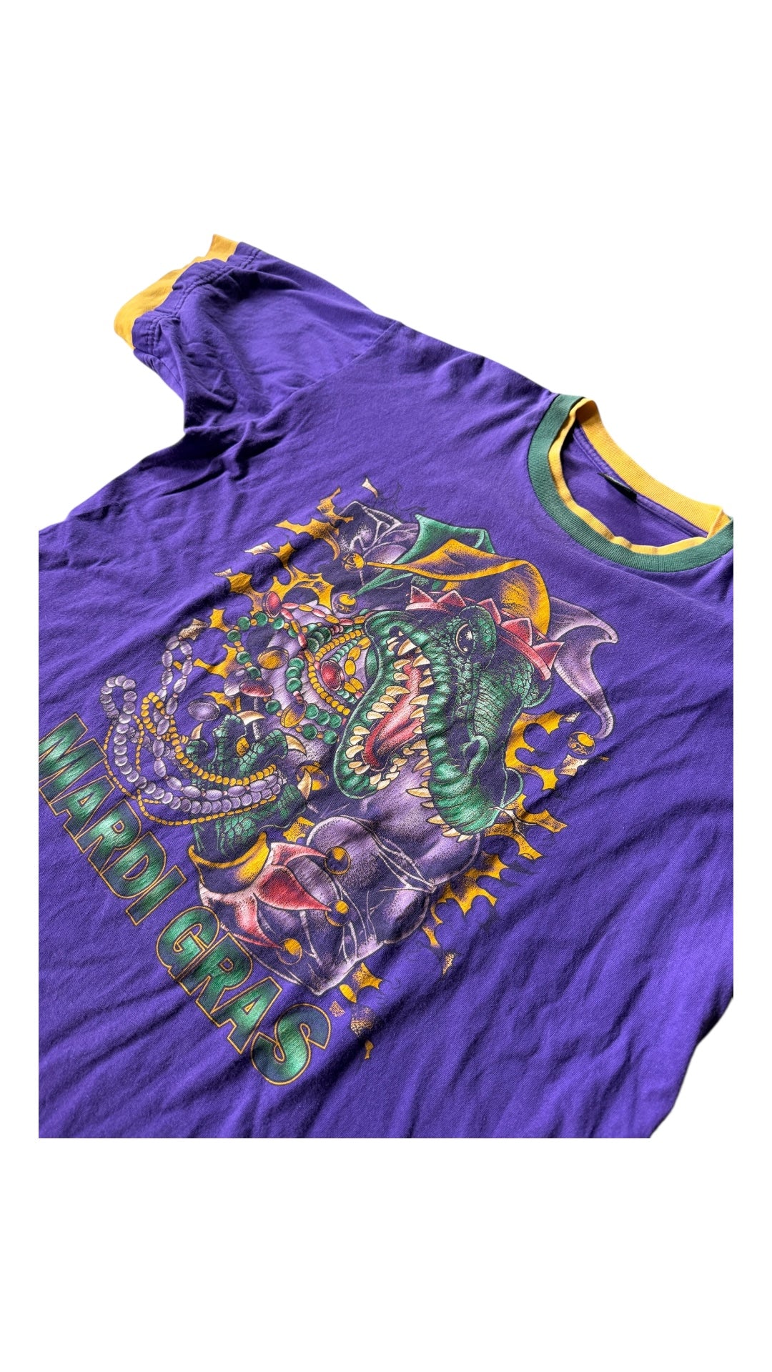 VTG Mardi Gras Gator Tee Sz XL