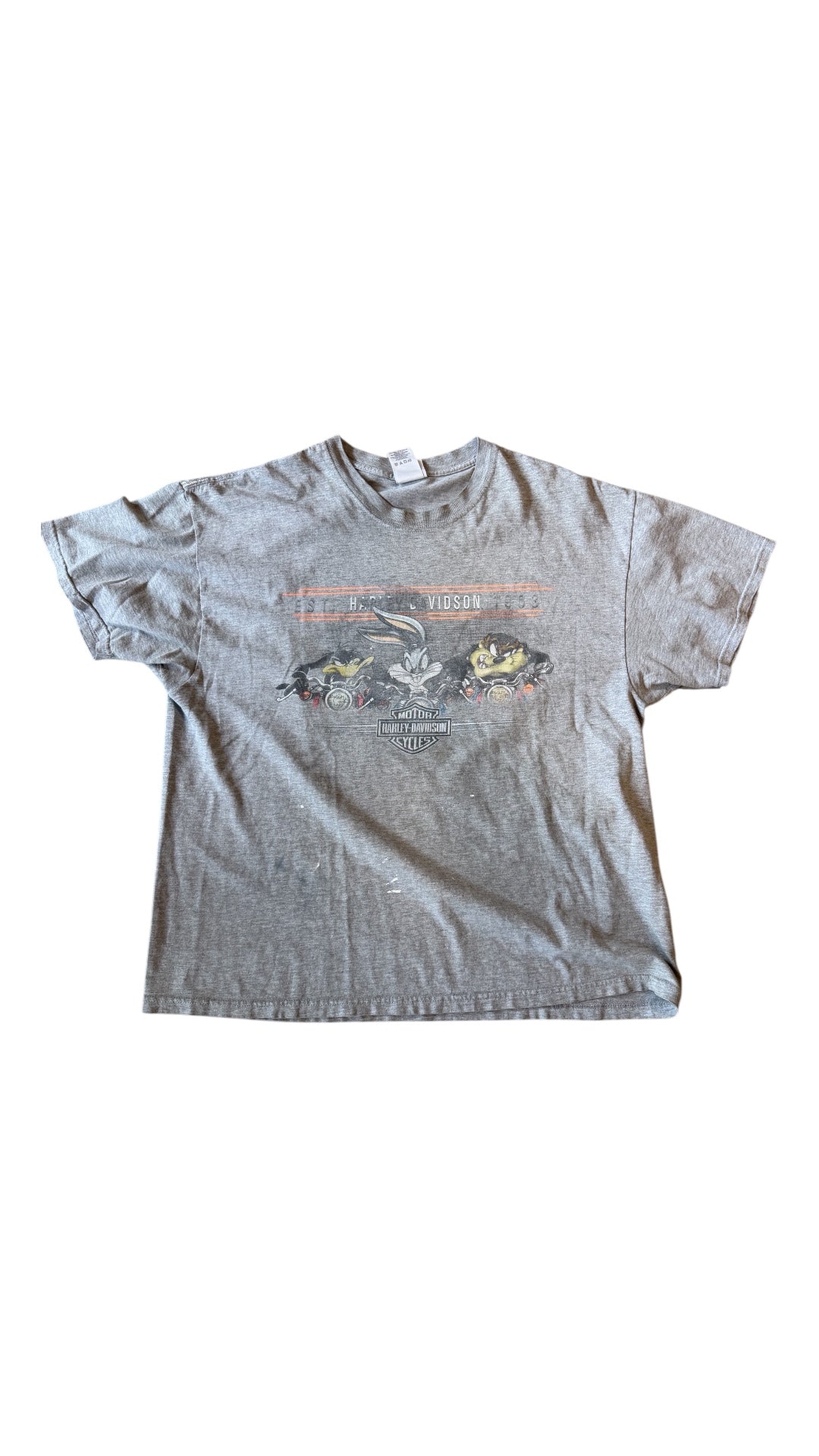 VTG Harley Davidson Looney Tunes Tee Sz XL