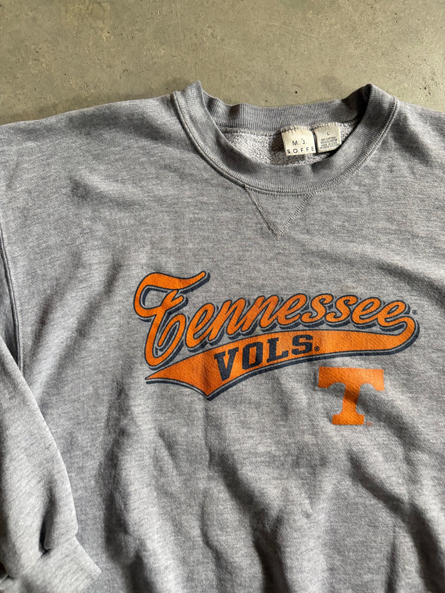 VTG Tennessee Volunteers Block Banner Graphic Sweatshirt Sz Med