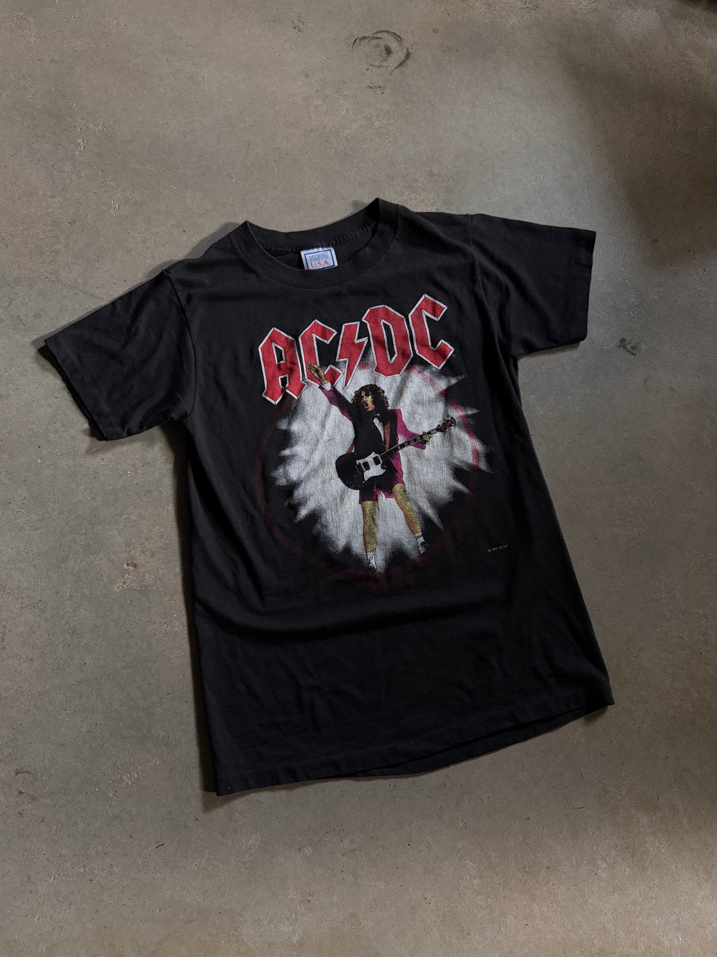 VTG AC/DC Blow Up Your Mind World Tour 1988 Tee Sz S