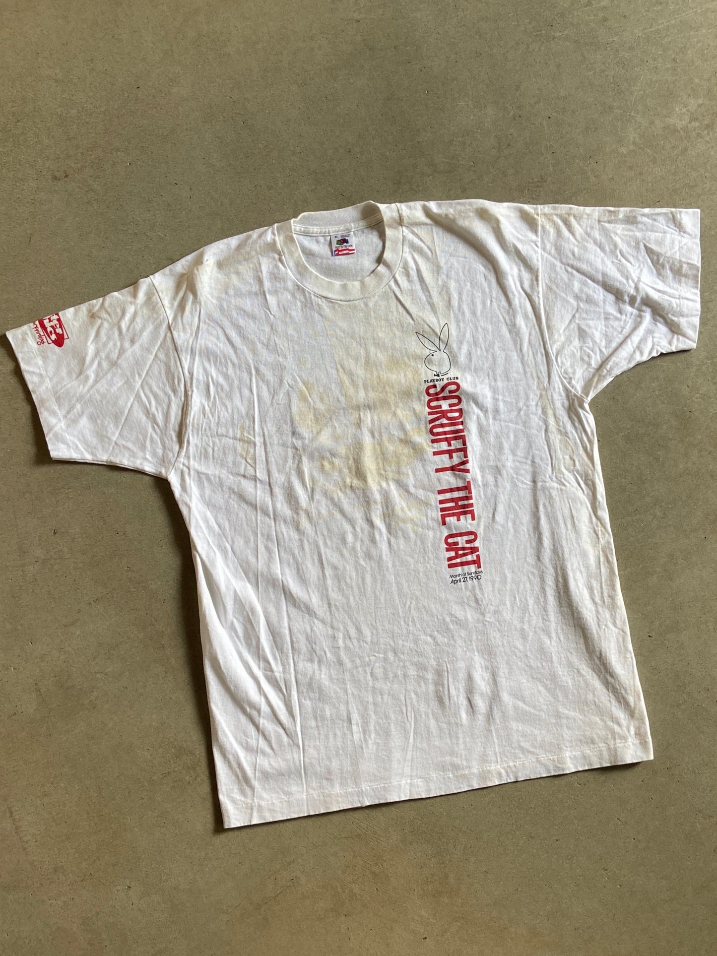 VTG 90s Playboy Club Shirt Sz XL