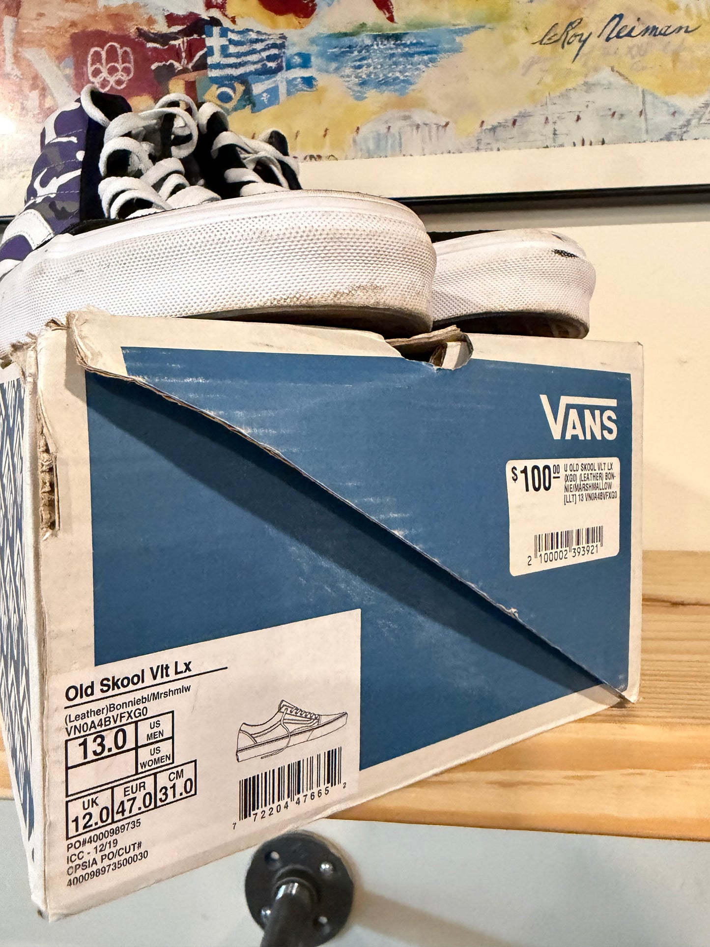 Vans SK8-Hi Top Pop Camo Heliotrope Purple Black Sz 13M/14.5W