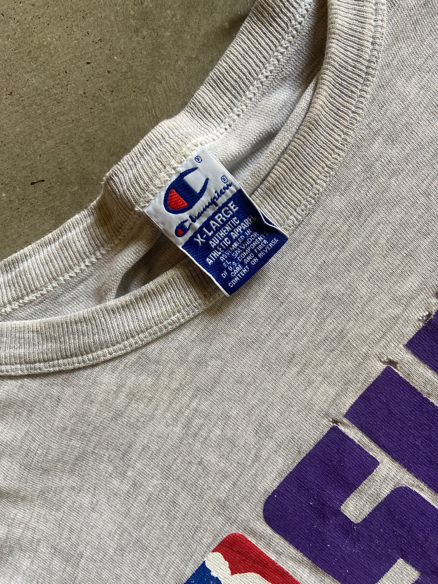 VTG Thrashed Champion Phoenix Suns Tee Sz XL