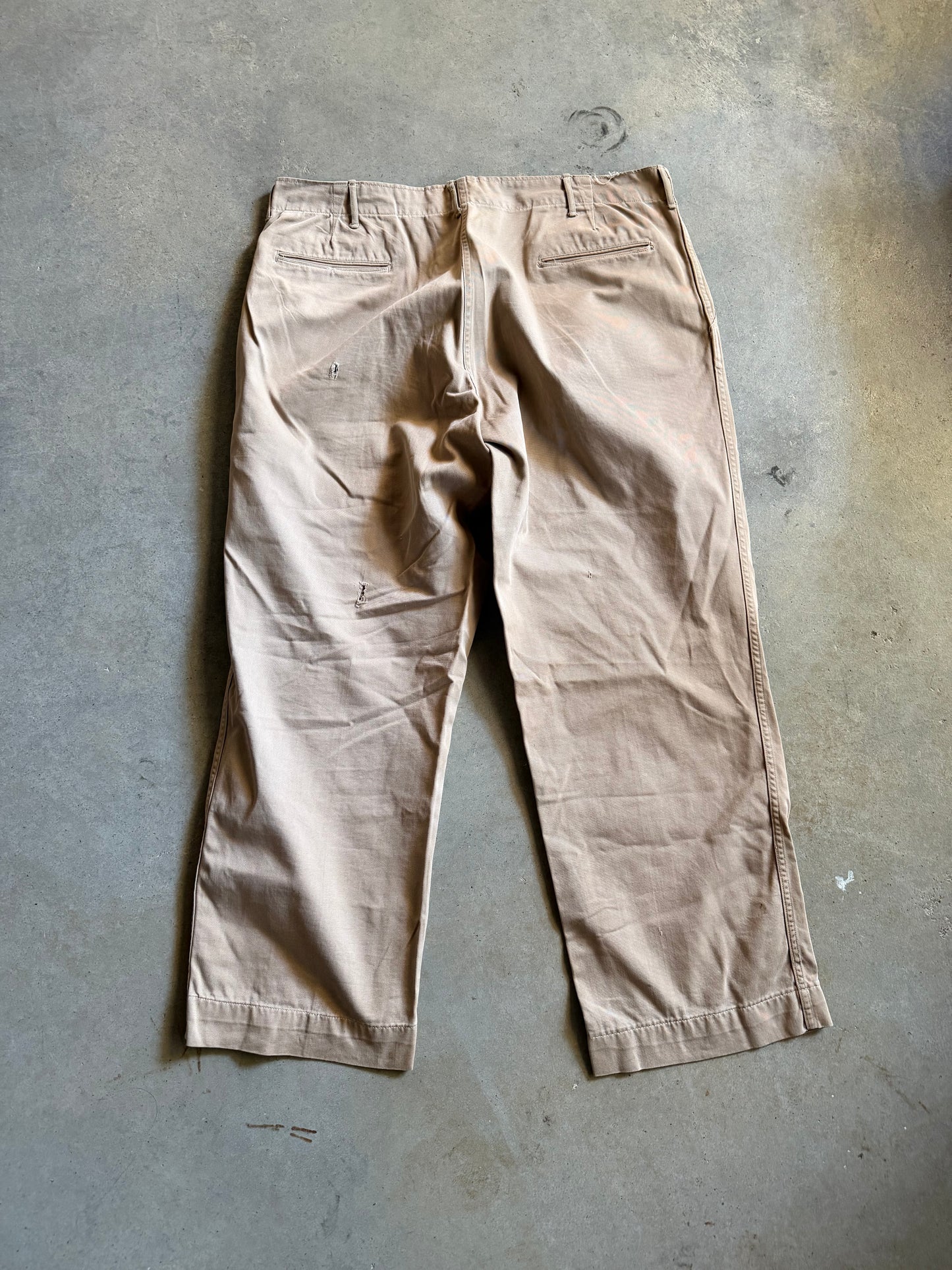 VTG US Army Khaki Pants Sz 40x30